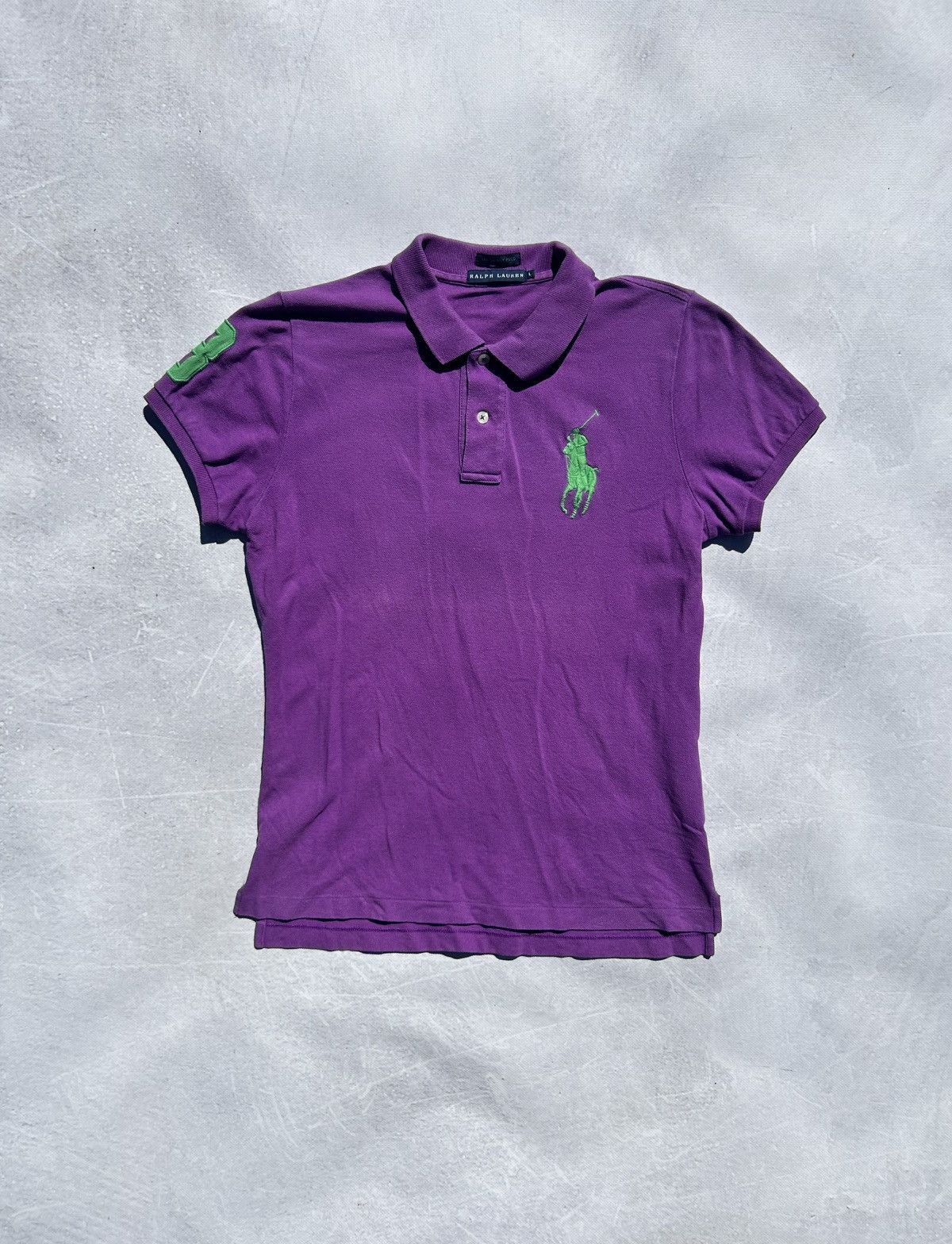 Polo Ralph Lauren Polo Ralph Lauren Polo Shirt Women The Skinny Polo Size L Size L / US 10 / IT 46 - 1 Thumbnail