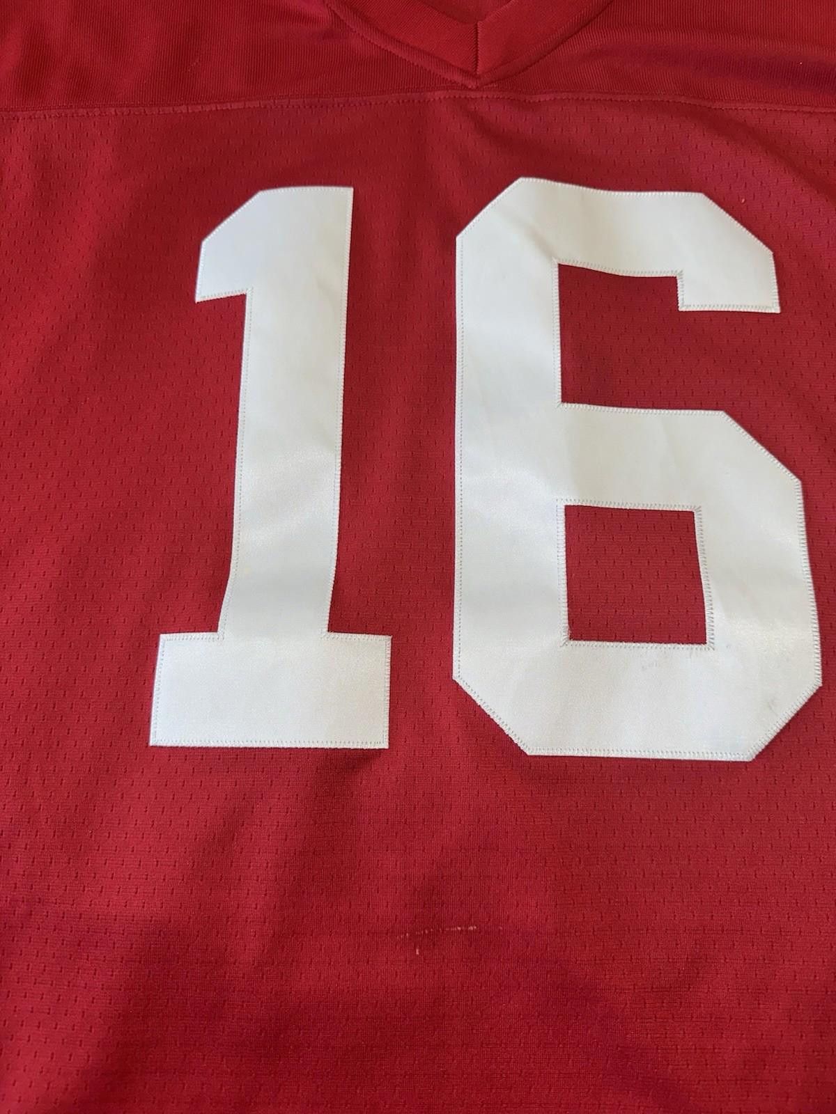 Mitchell & Ness Authentic Mitchell & Ness Joe Montana 1990 NFL Throwback 3XL Size ONE SIZE - 6 Thumbnail