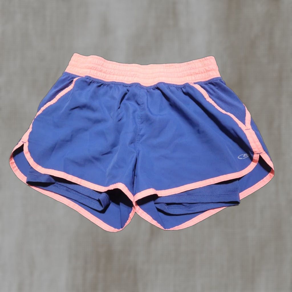Champion Champion Women Shorts S Blue Athletic Lined Athletic Size 28" / US 6 / IT 42 - 1 Thumbnail