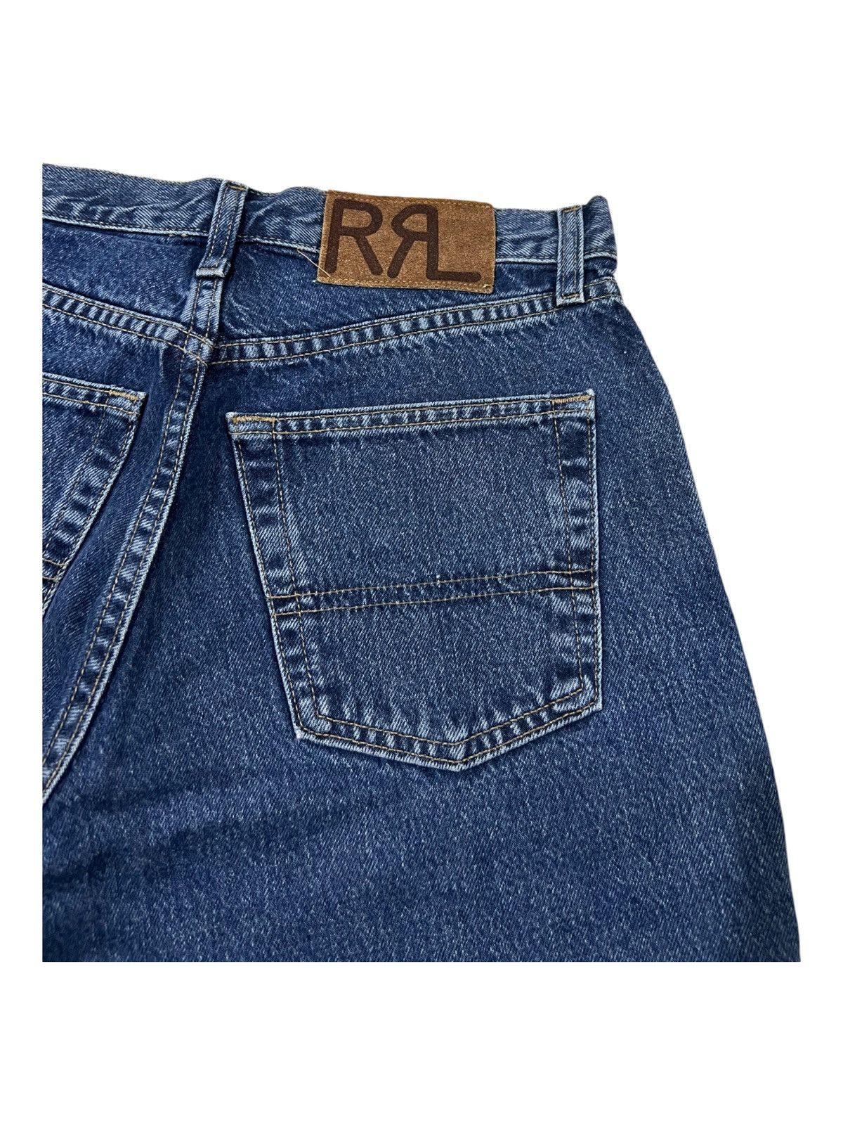 RRL Ralph Lauren 1980s RRL 🇺🇸 Made Baggy Relax Fit Tapered Leg Denim Jeans Size US 29 - 4 Thumbnail