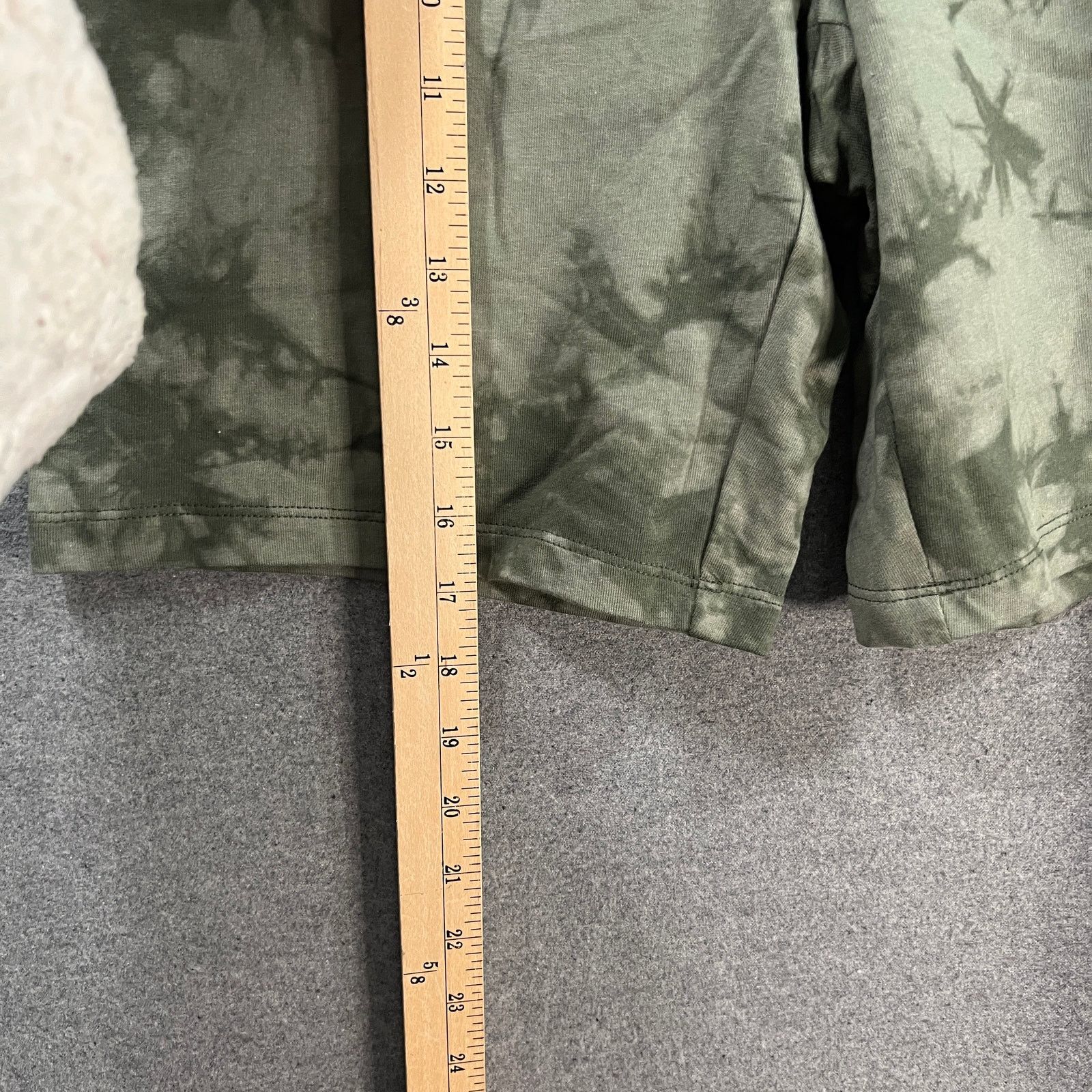 Other Denim & Co. Regular Short Crystal Wash French Terr Olive Size 26" / US 2 / IT 38 - 4 Thumbnail