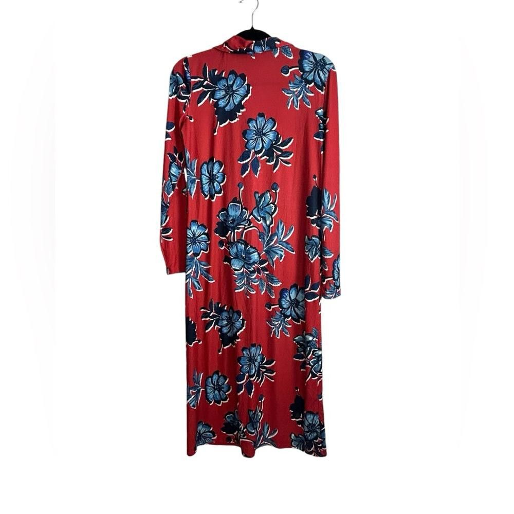 Zara Zara l Floral Print Button Down Long Sleeve Midi Dress Small Size S / US 4 / IT 40 - 4 Thumbnail