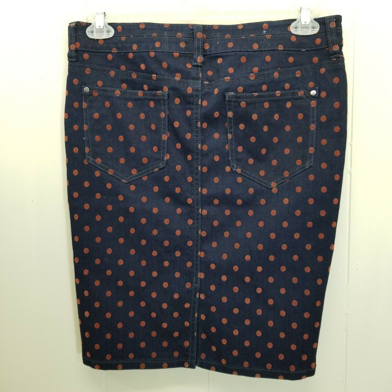 Anthropologie Anthro Pilcro Letterpress Denim Pencil Skirt Blue Jean Size 28" / US 6 / IT 42 - 3 Thumbnail