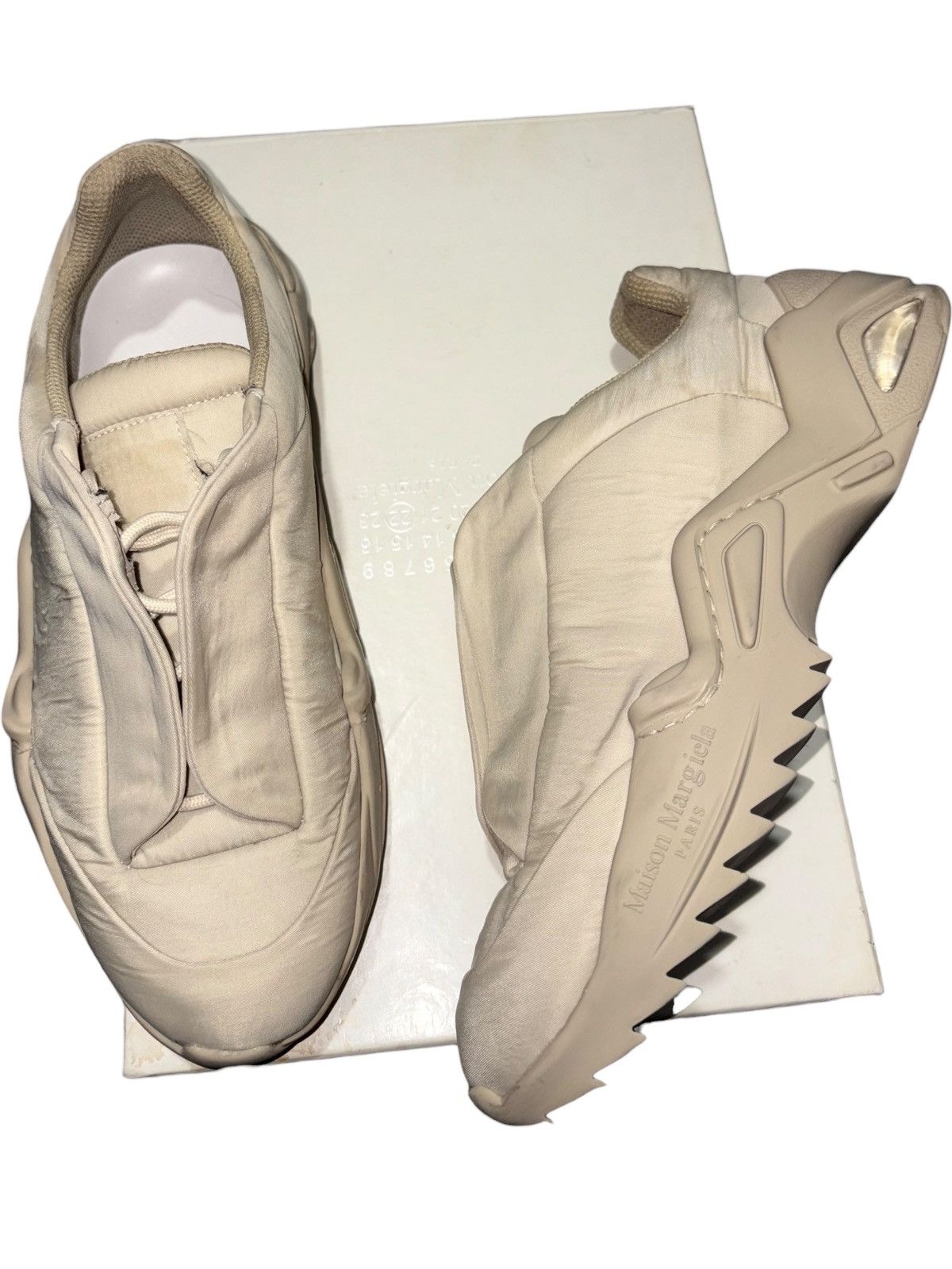 Maison Margiela 8 41 Maison Margiela Future Low Sneaker Nylon Trainer Shoe Size US 8 / EU 41 - 1 Thumbnail