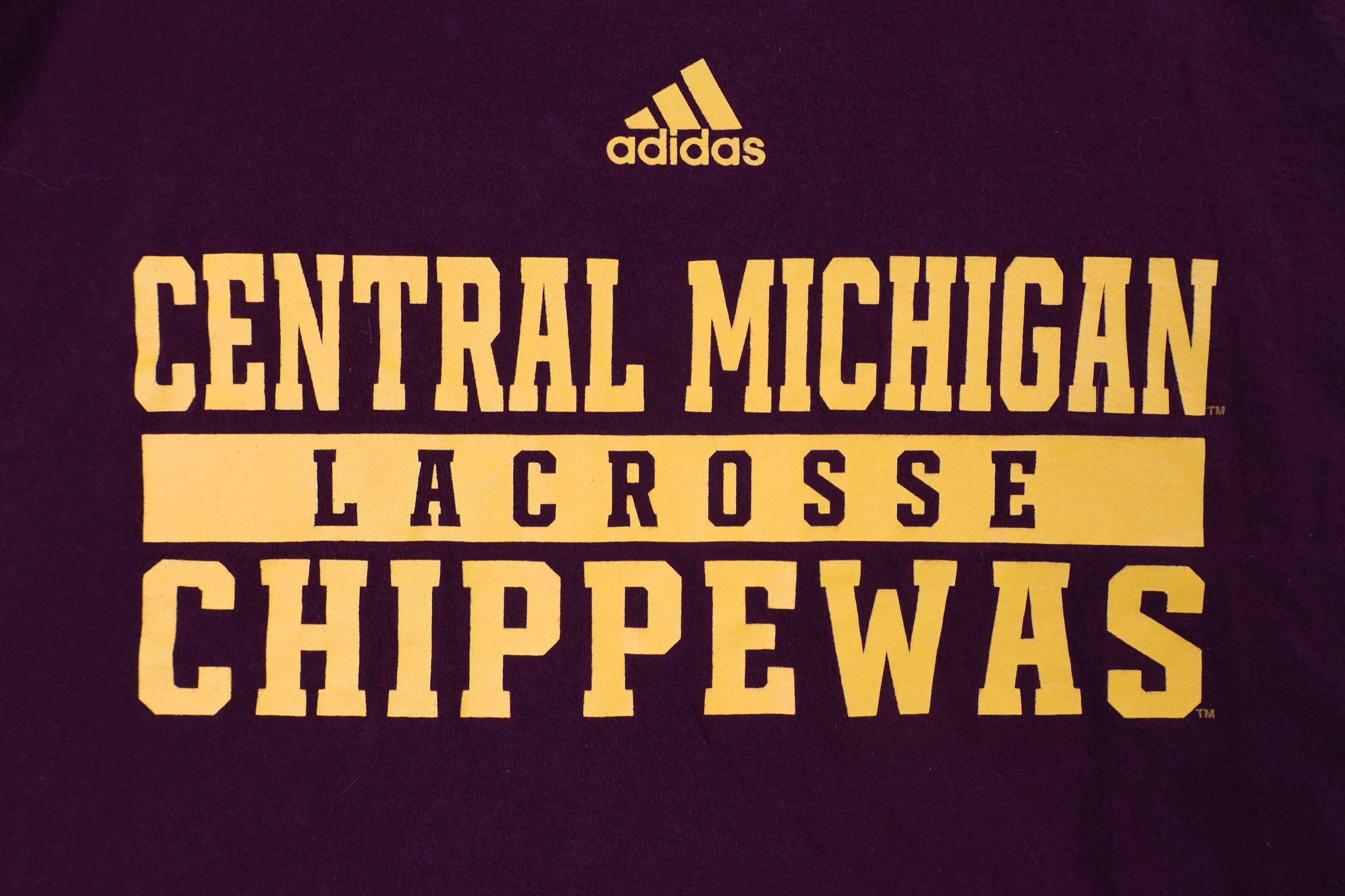Adidas × Vintage Adidas Central Michigan University Lacrosse T-Shirt Red Size US XL / EU 56 / 4 - 4 Thumbnail