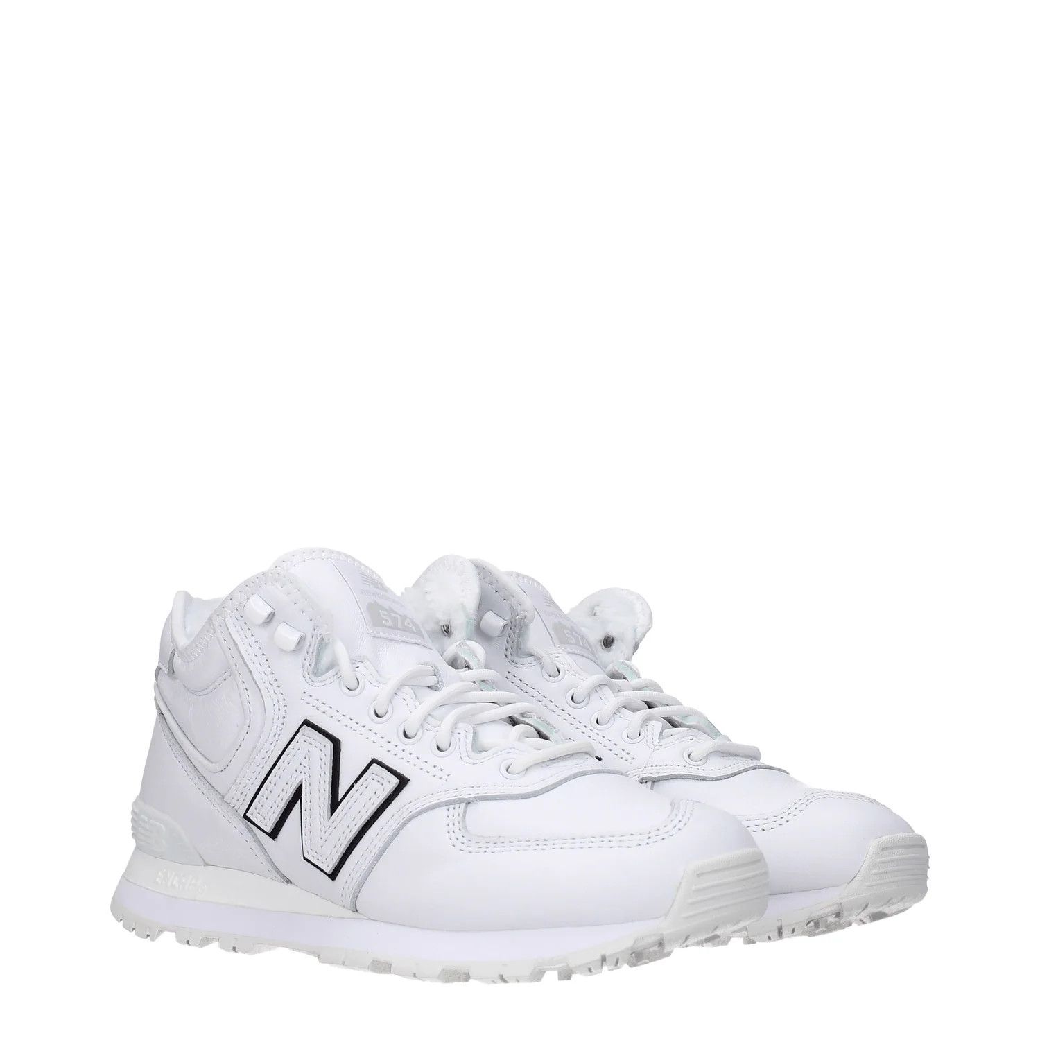 New Balance ob1o1e0925 Leather Low-Top Sneakers in White Size US 11 / EU 44 - 2 Thumbnail