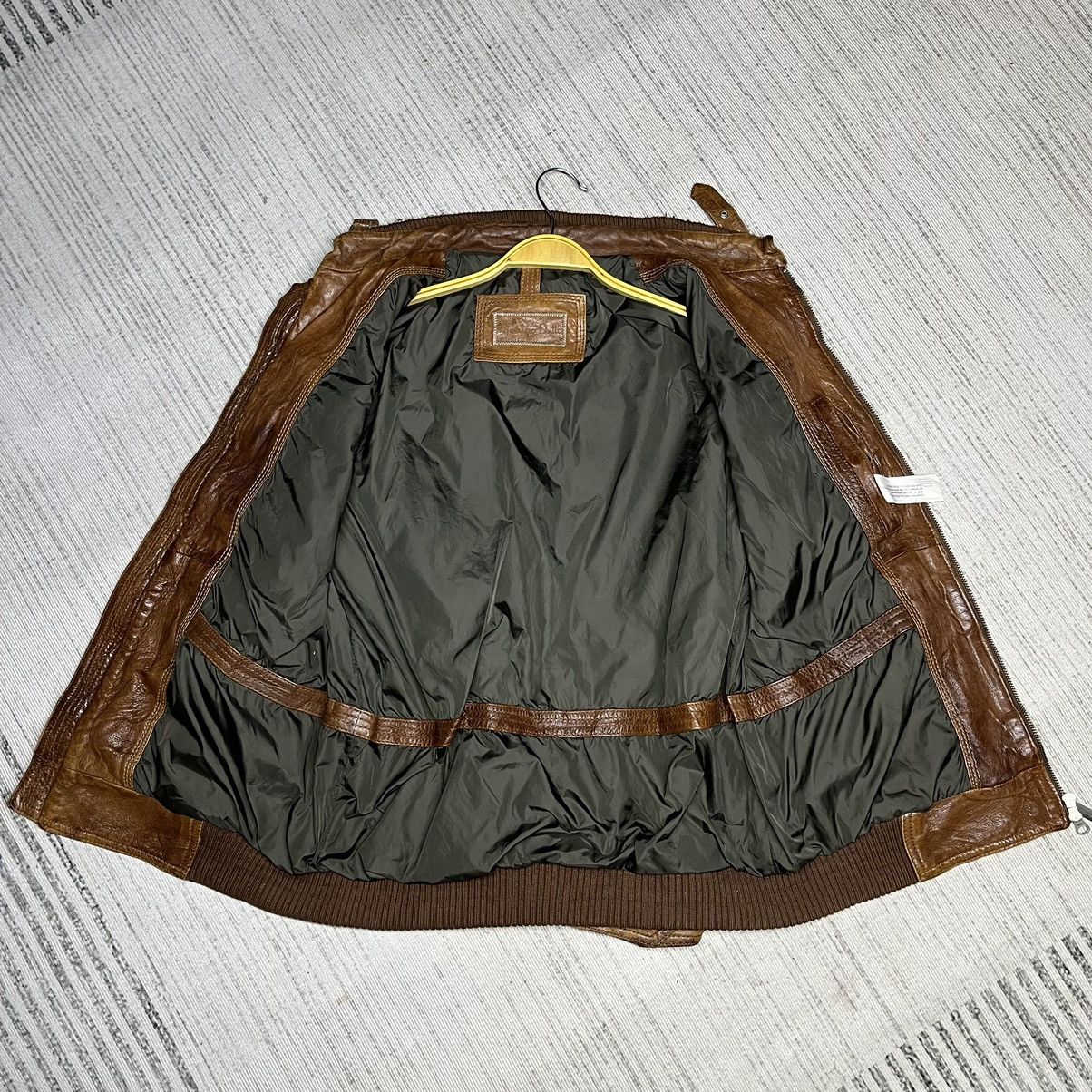 Massimo Dutti Massimo Dutti Brown motorcycle Leather Jacket Size US M / EU 48-50 / 2 - 12 Thumbnail