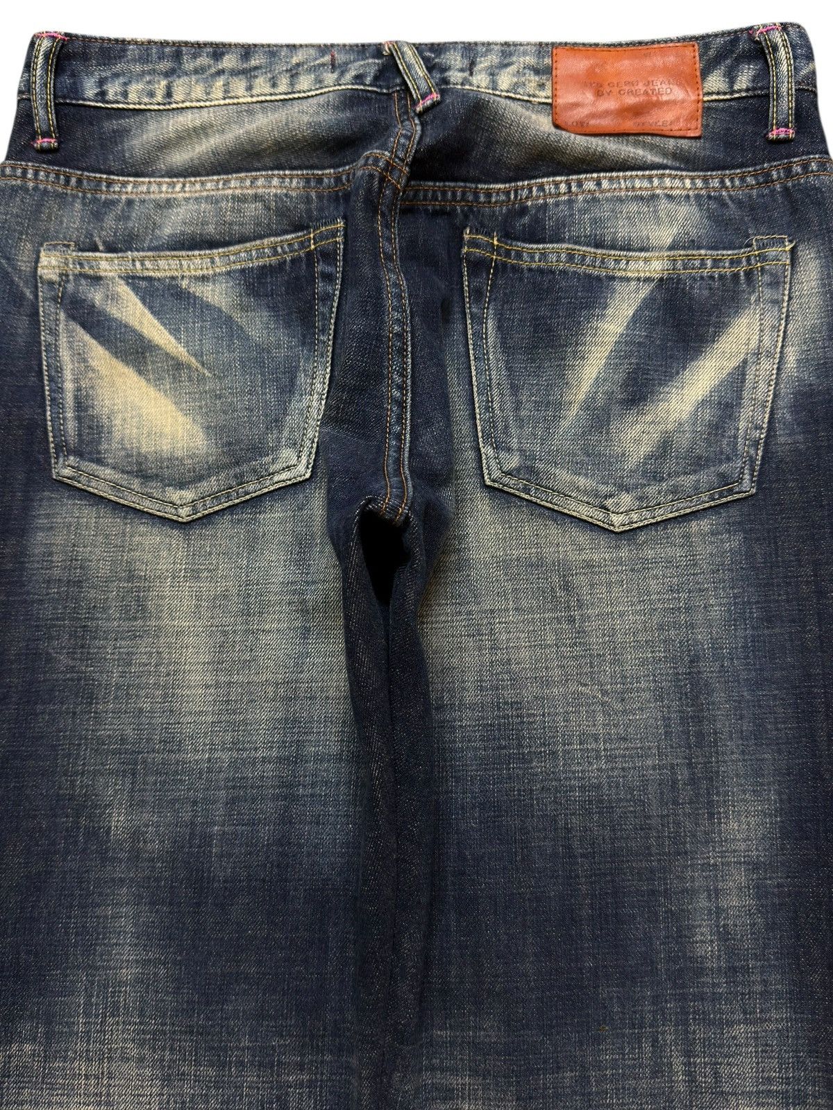 If Six Was Nine Vintage 90s Japanese Brand Blue Faded Wash Patches Style Size US 31 - 5 Thumbnail