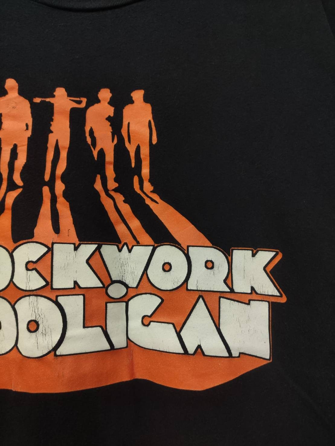 Vintage Vtg A Clockwork Orange Movie " Clockwork Hooligan " T-Shirt Size US XL / EU 56 / 4 - 3 Thumbnail