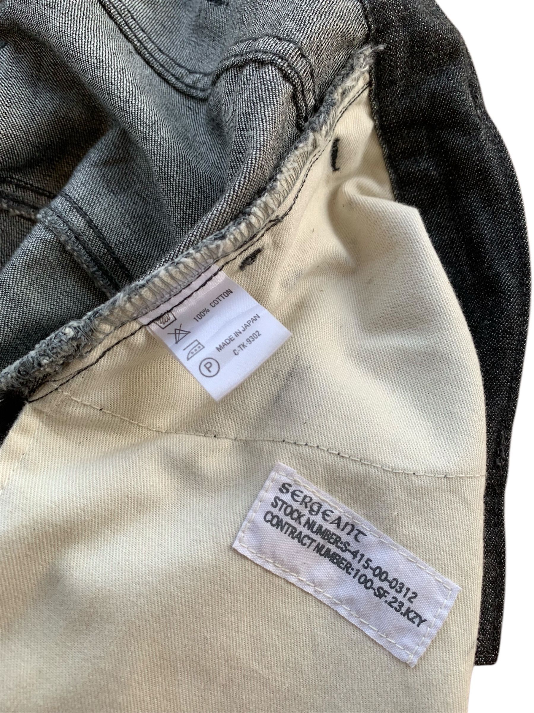 Japanese Brand PANTS DENIM JAPANESE SERGEANT Size US 29 - 7 Thumbnail
