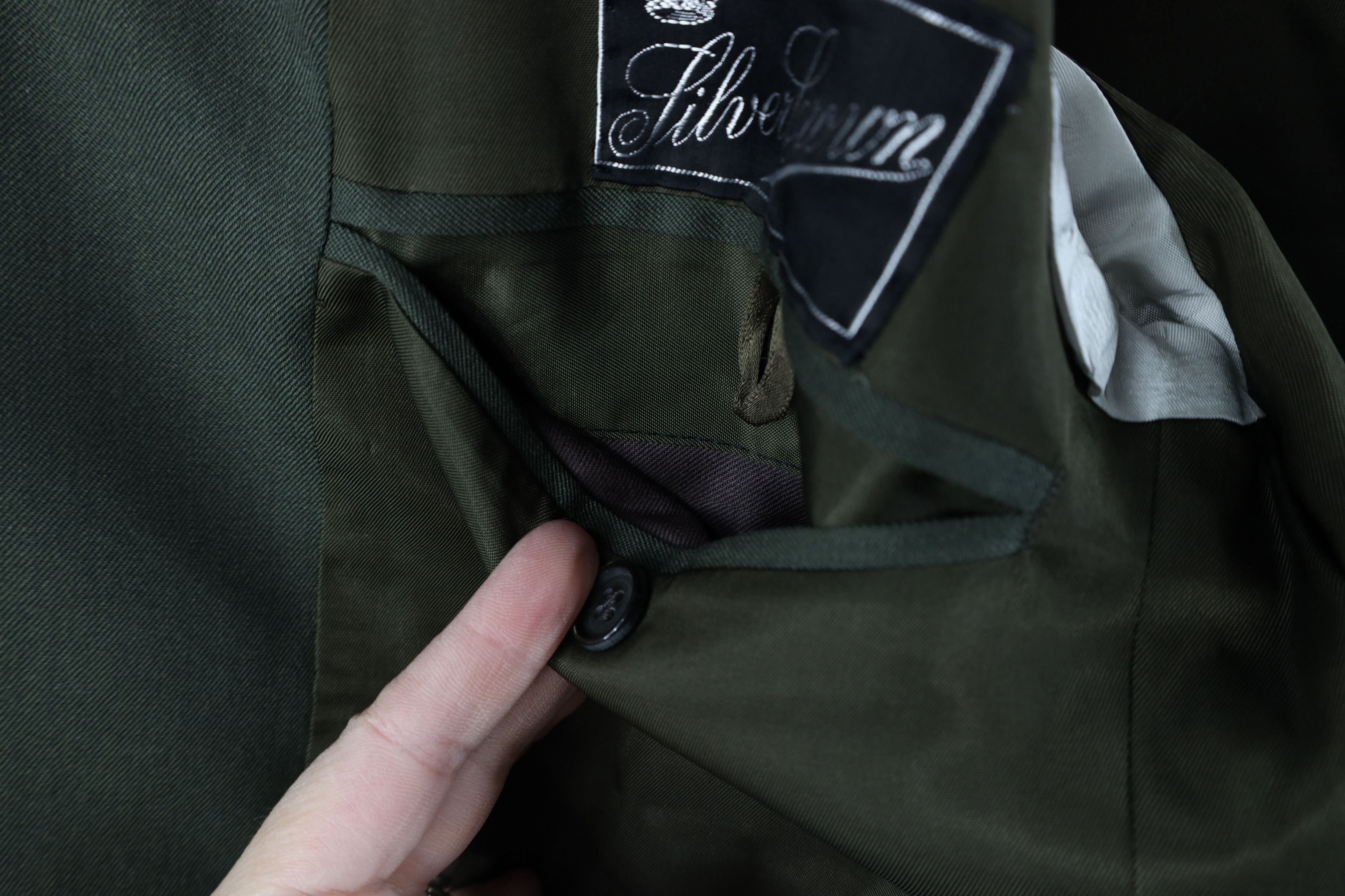 Vintage Vintage 50s Streetwear Button Suit Coat Blazer Jacket Green Size US L / EU 52-54 / 3 - 10 Thumbnail