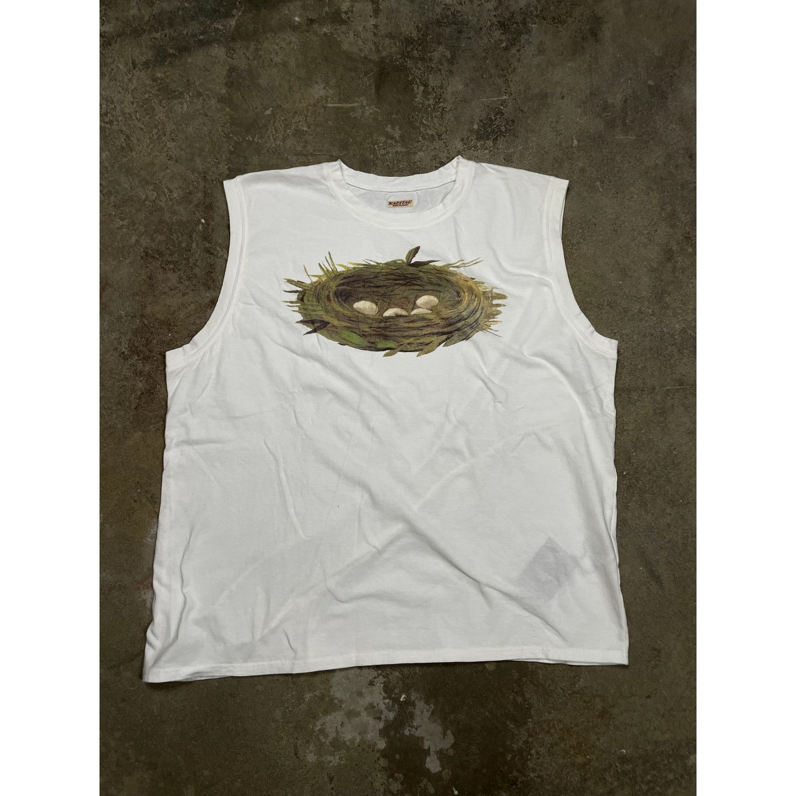 Kapital Kapital Nest Egg Sleeveless Tee 3 (Large) Size US L / EU 52-54 / 3 - 1 Thumbnail
