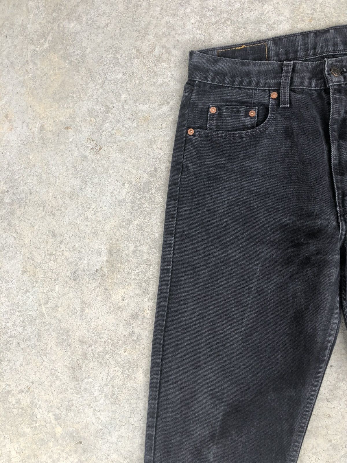 Levi's Vintage 90s Levis Orange Tab Distressed Denim 615 Size US 31 - 4 Thumbnail