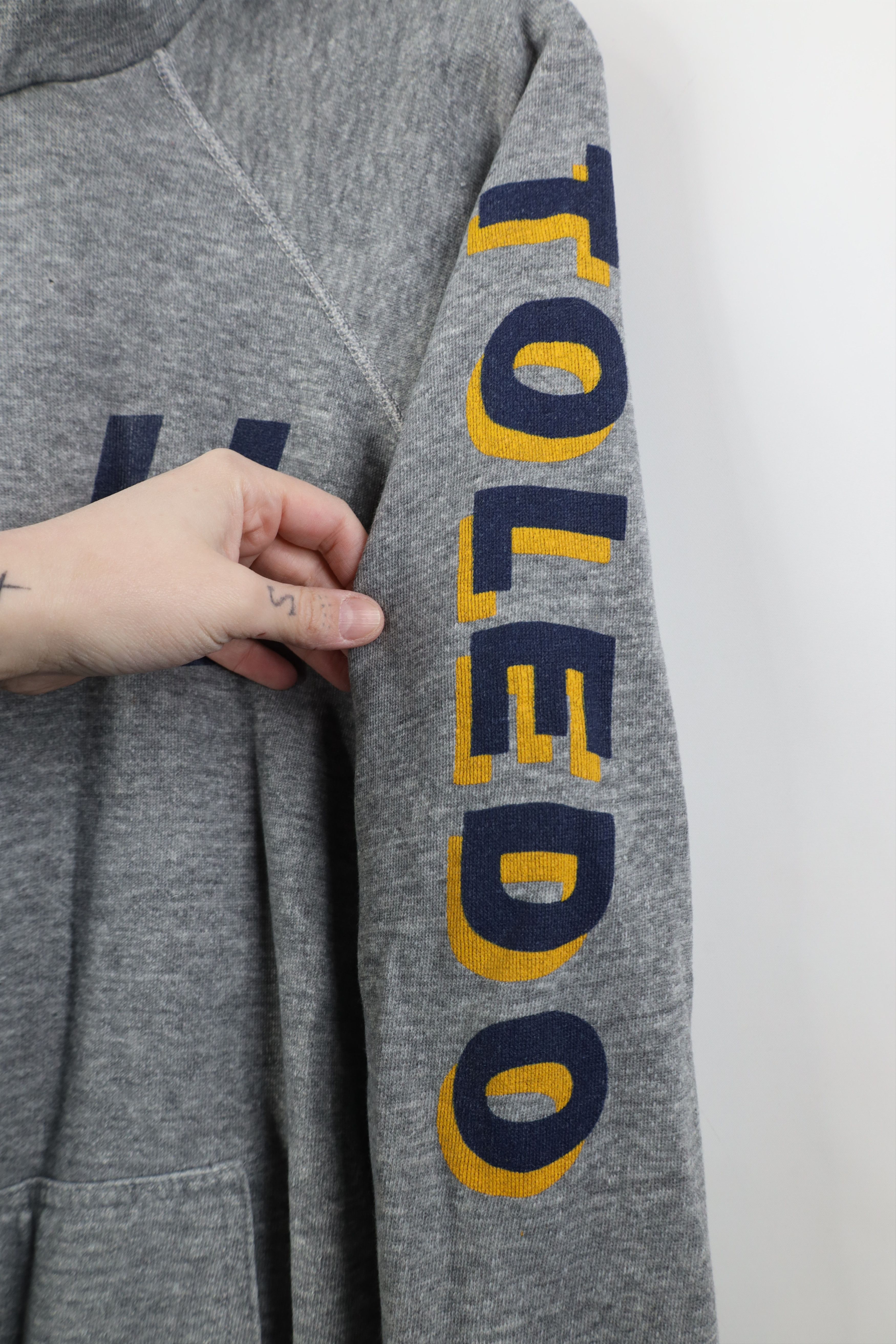 Vintage Vintage 70s 80s University of Toledo Hoodie Sweatshirt USA Size XL / US 12-14 / IT 48-50 - 7 Thumbnail