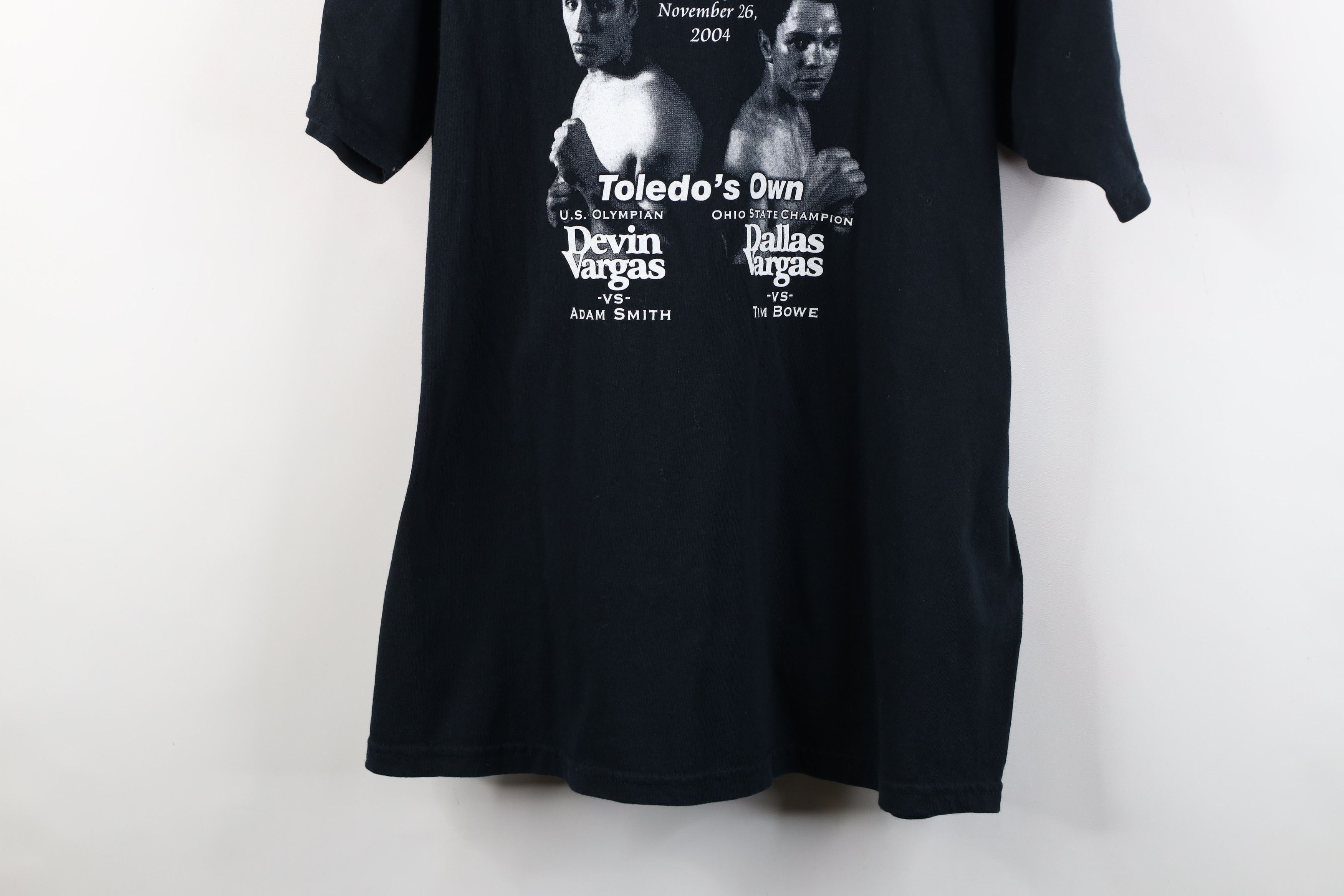 Vintage Vintage Y2K 2004 Vargas Glass City Showdown Boxing T-Shirt Size US XL / EU 56 / 4 - 3 Thumbnail