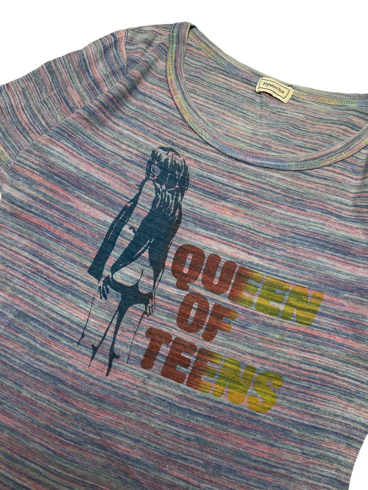 Hysteric Glamour 1990s Hysteric - Queen Of Teens Baby Tee Size S / US 4 / IT 40 - 2 Thumbnail
