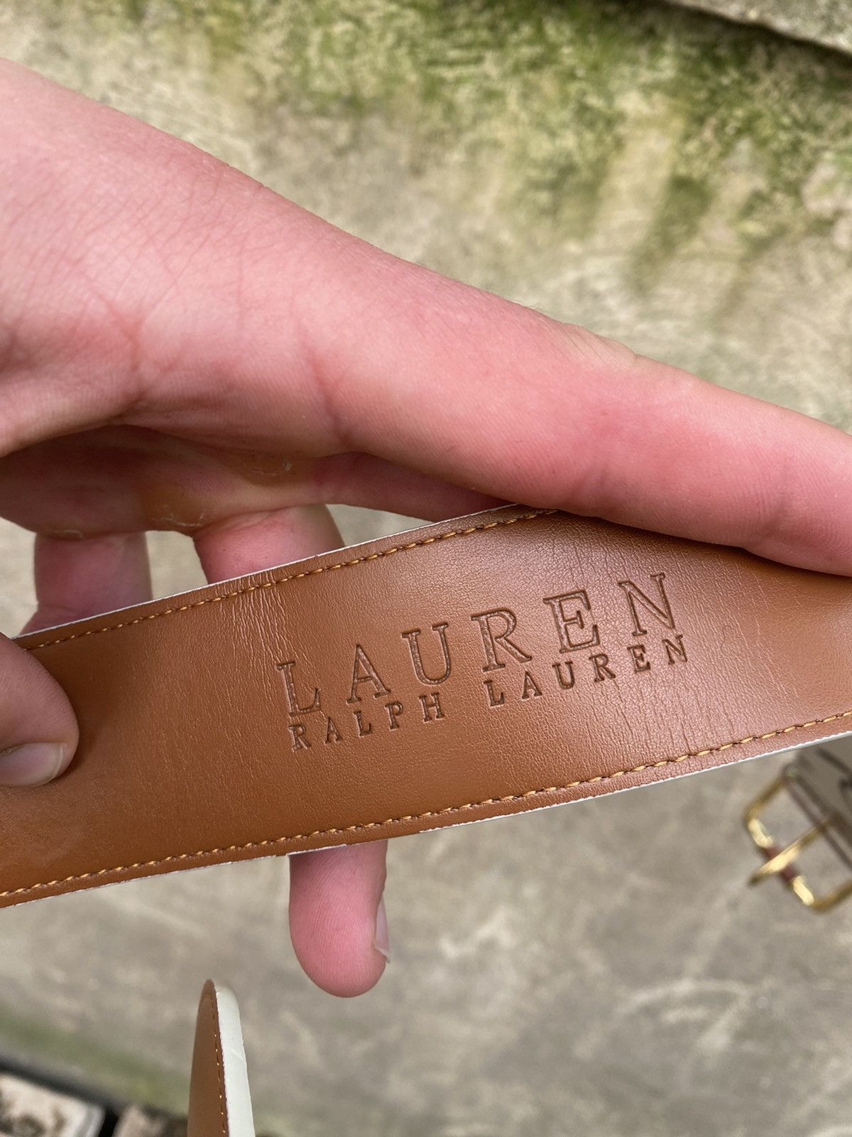 Ralph Lauren Ralph Lauren Chain Leather Belt Size ONE SIZE - 8 Thumbnail
