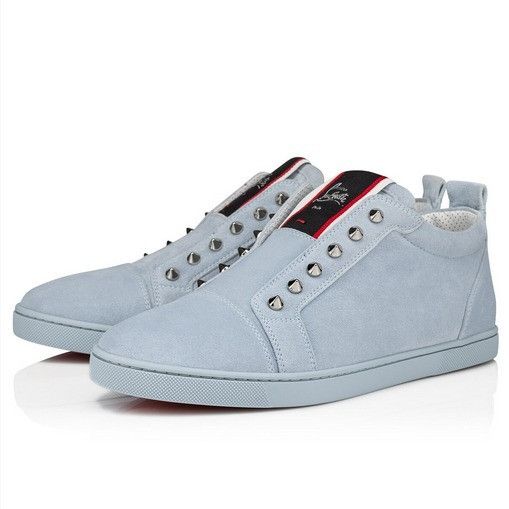 Christian Louboutin o1s1wg110924 F.a.v Fique A Vontade Snekers in Grey Size US 8 / EU 41 - 1 Thumbnail