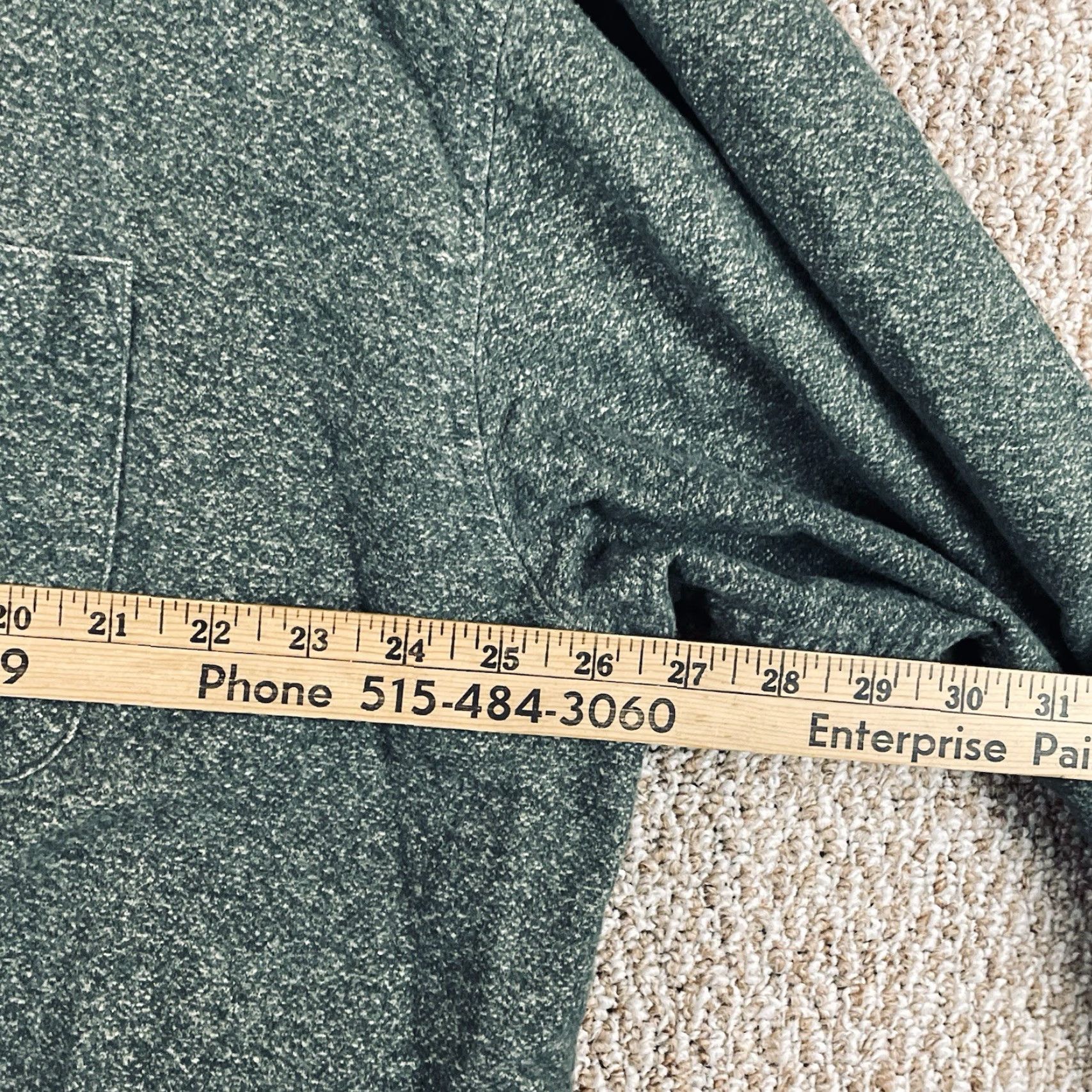 Vintage Cabela's Chamois Shirt Mens 2XLT Deerskin Soft Long Sleeve Button Hunting B20 Shirt, Flannel, Cotton, Green, Button-Up, Big & Tall Mens Size US XXL / EU 58 / 5 - 7 Thumbnail