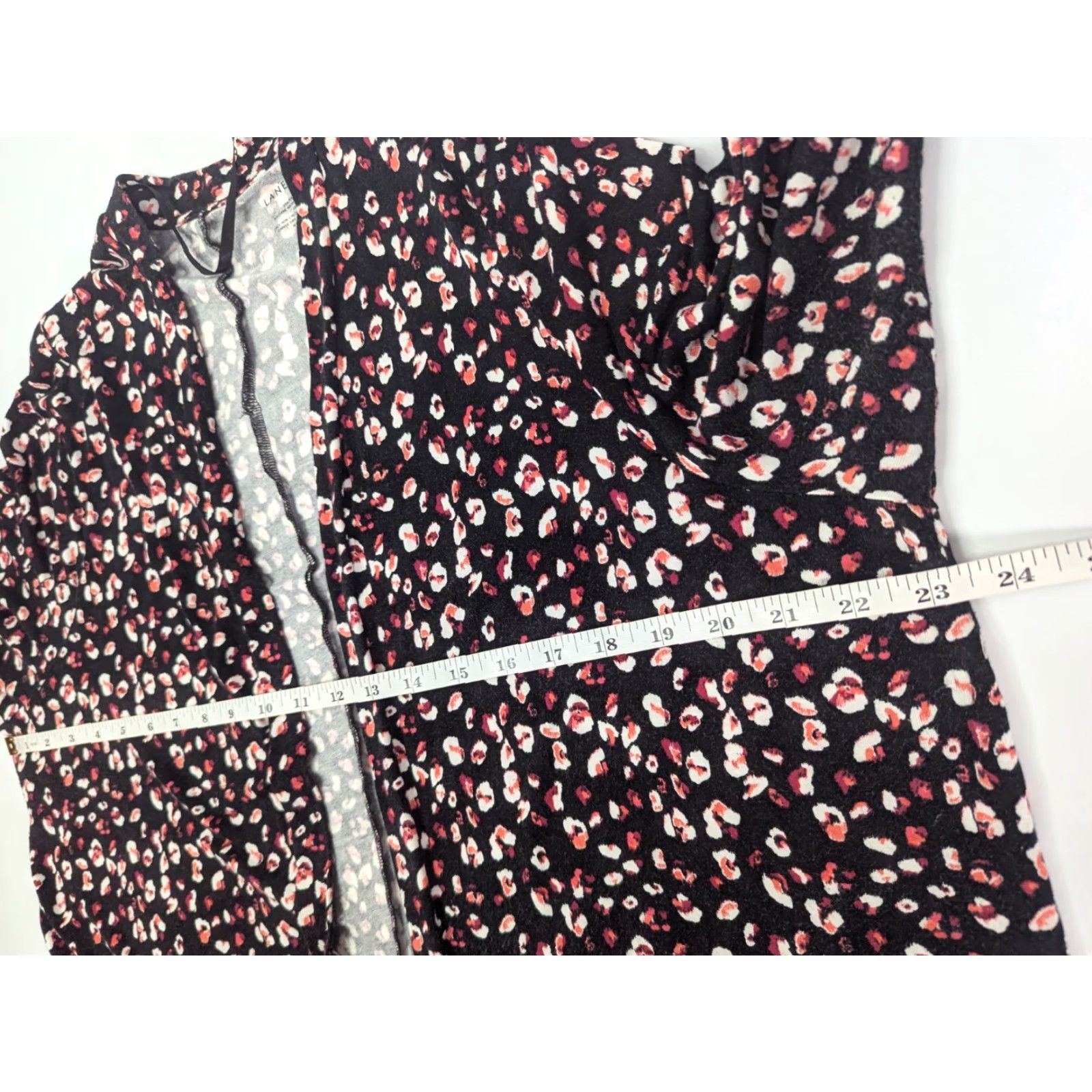 Vintage VINTAGE Lane Bryant Cardigan Open Floral Rose Long Sleeve Plus 18/20 Black Women Sweater Girls Mens Size XXL / US 16-18 / IT 52-54 - 5 Thumbnail