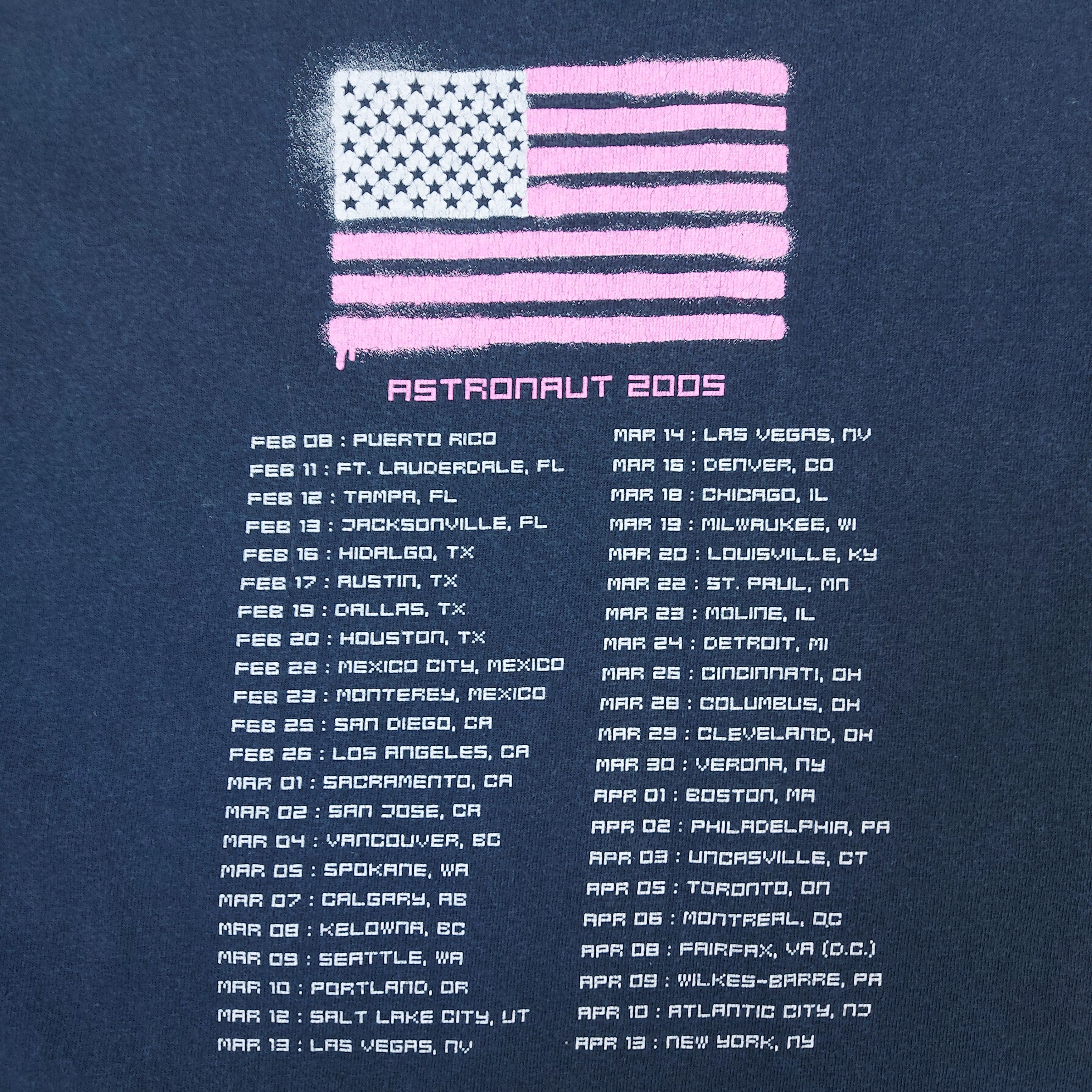 Band Tees × Vintage VTG 2005 Duran Duran Band Astronaut Tour Double-Sided TEE Size US M / EU 48-50 / 2 - 8 Thumbnail