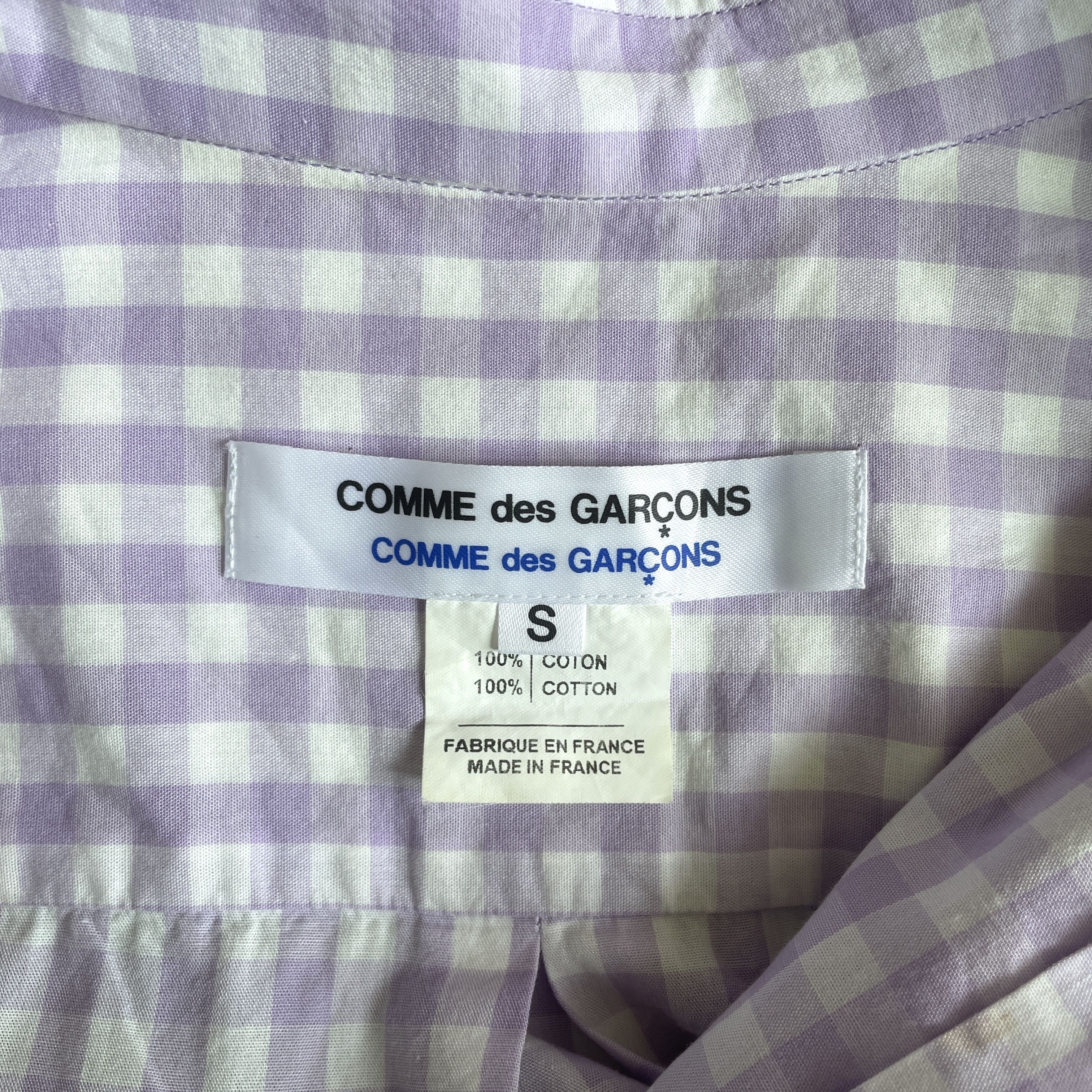 Comme des Garcons COMME des GARCONS Plaid Shirt Size US S / EU 44-46 / 1 - 5 Thumbnail