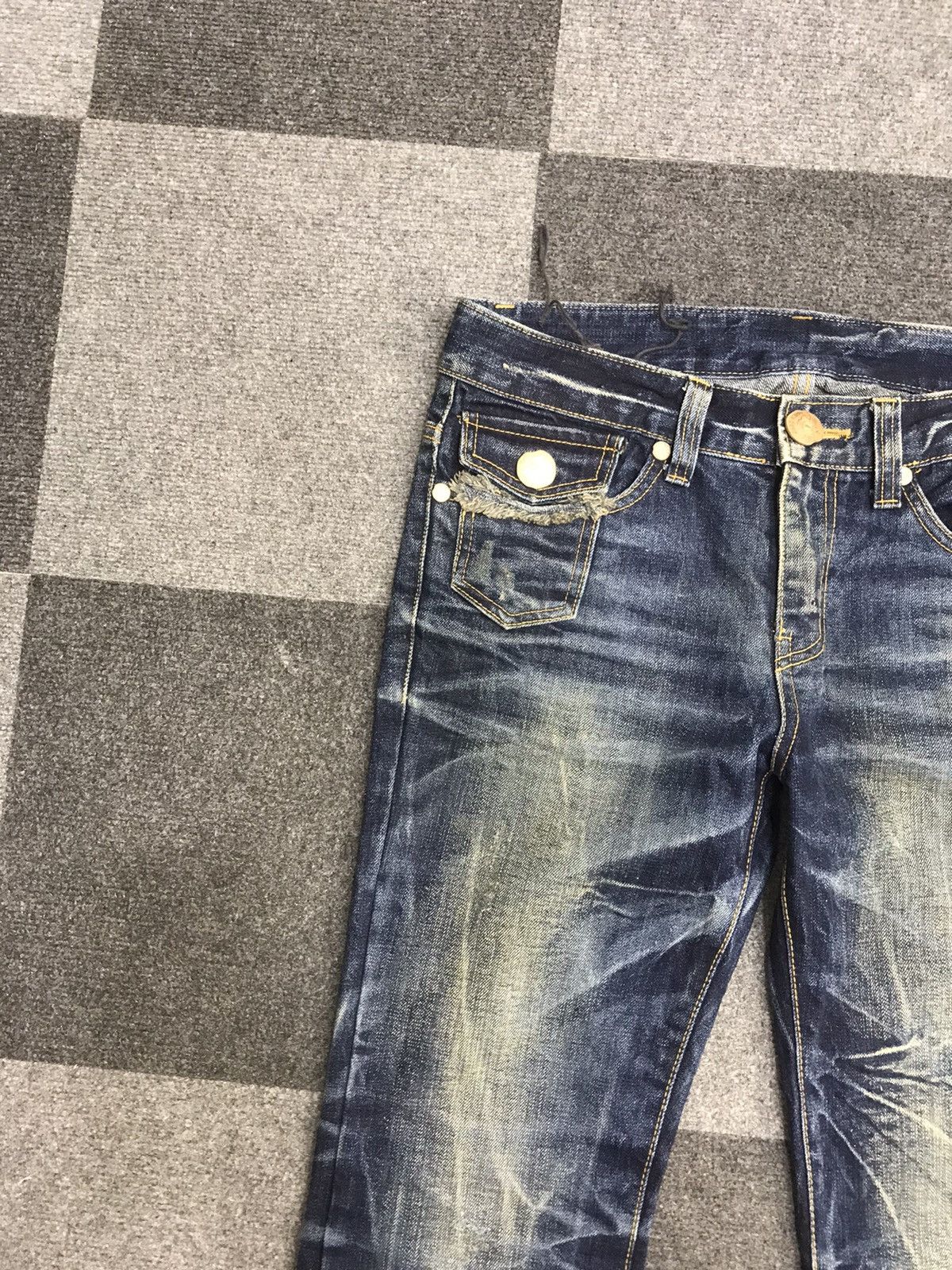 Other 💥Flare💥NUMBER ZERO Flare Sick Fades Distressed Denim Size US 32 / EU 48 - 5 Thumbnail