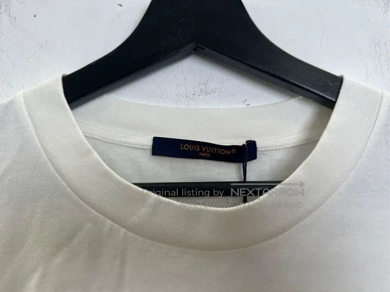 Louis Vuitton Louis Vuitton New Flocked Printed Earth Short Sleeve Size US XL / EU 56 / 4 - 4 Thumbnail