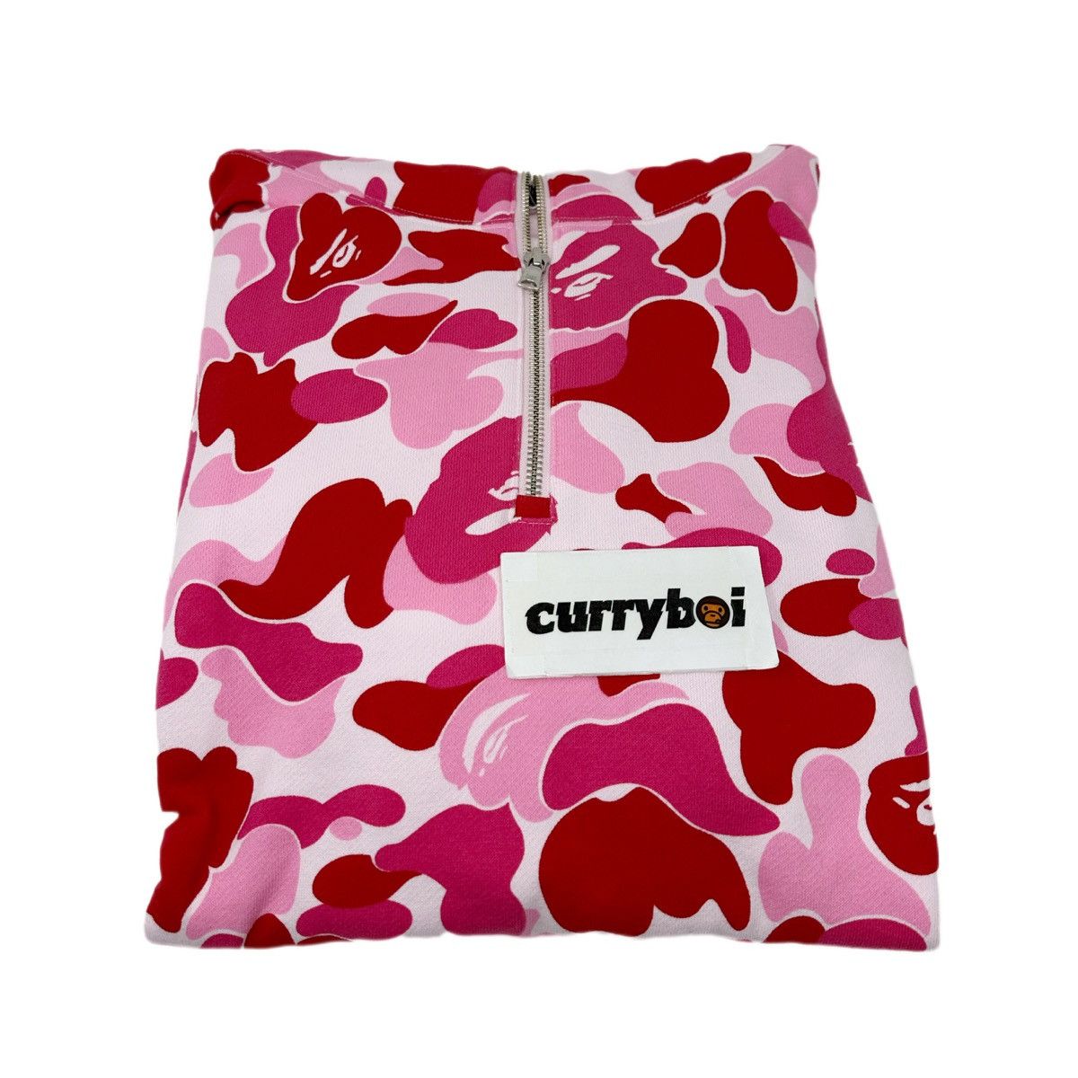 トップス ABC CAMO SHARK HALF ZIP PULLOVER HOODIE A BATHNIG APE Men's ABC CAMO SHARK HALF ZIP PULLOVER HOODIE