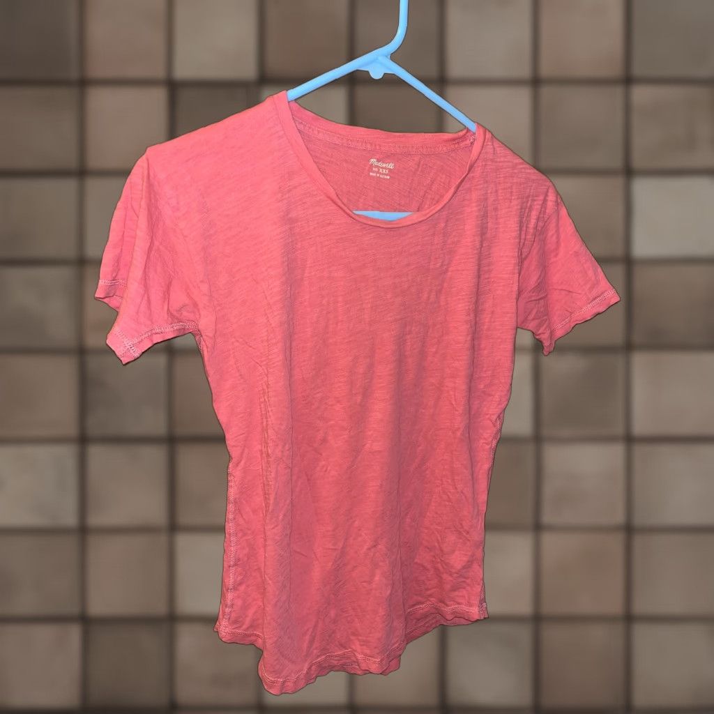 Madewell Madewell Women's T-Shirt XXS Red Crew Neck Cotton Short Sleeve Casual Summer Spring Fall Winter Size XXS / US 00 / IT 34 - 1 Thumbnail