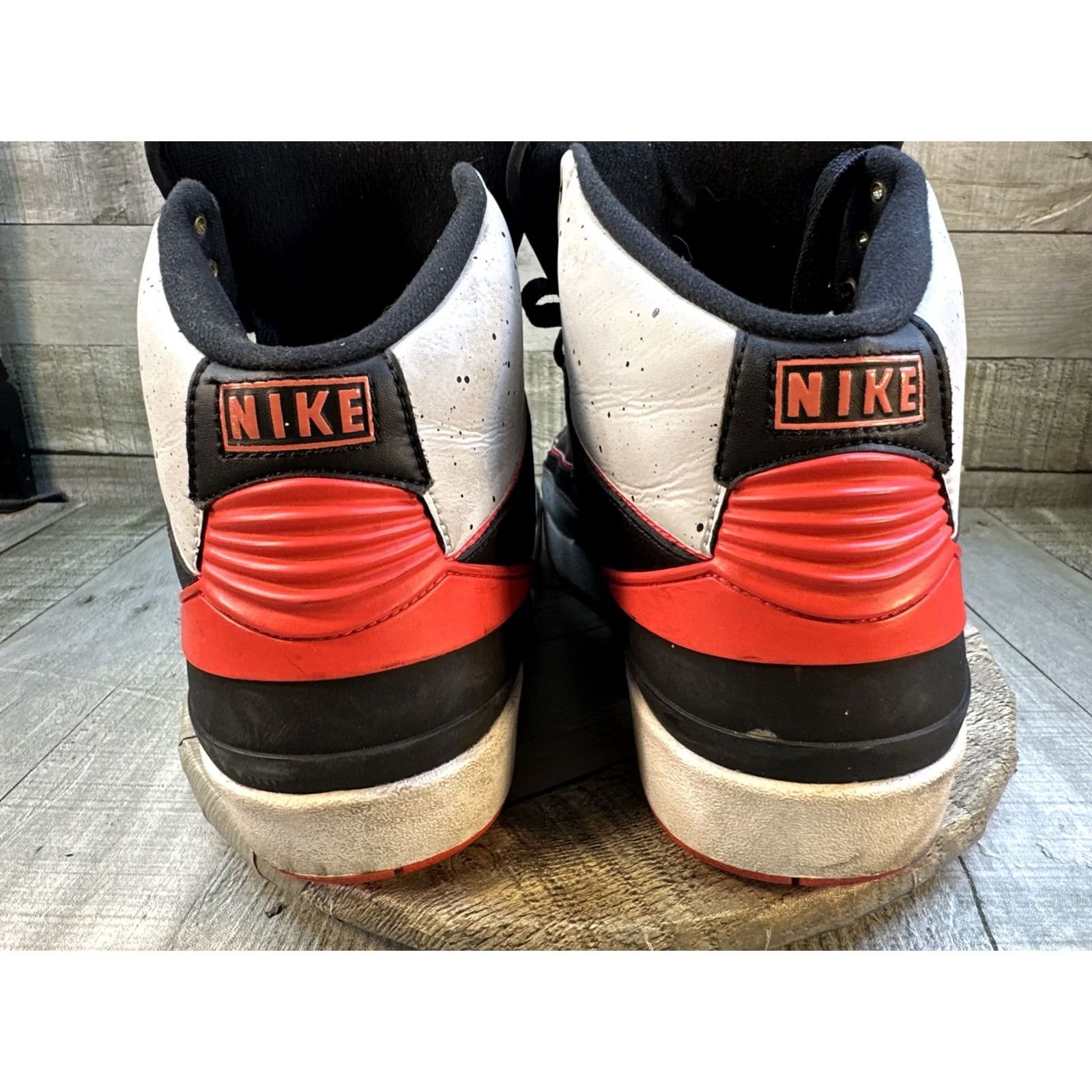 Jordan Brand Air Jordan 2 Retro Infrared 23 Sneaker Men 11.5 Black 2014 Size US 12 / EU 45 - 6 Thumbnail