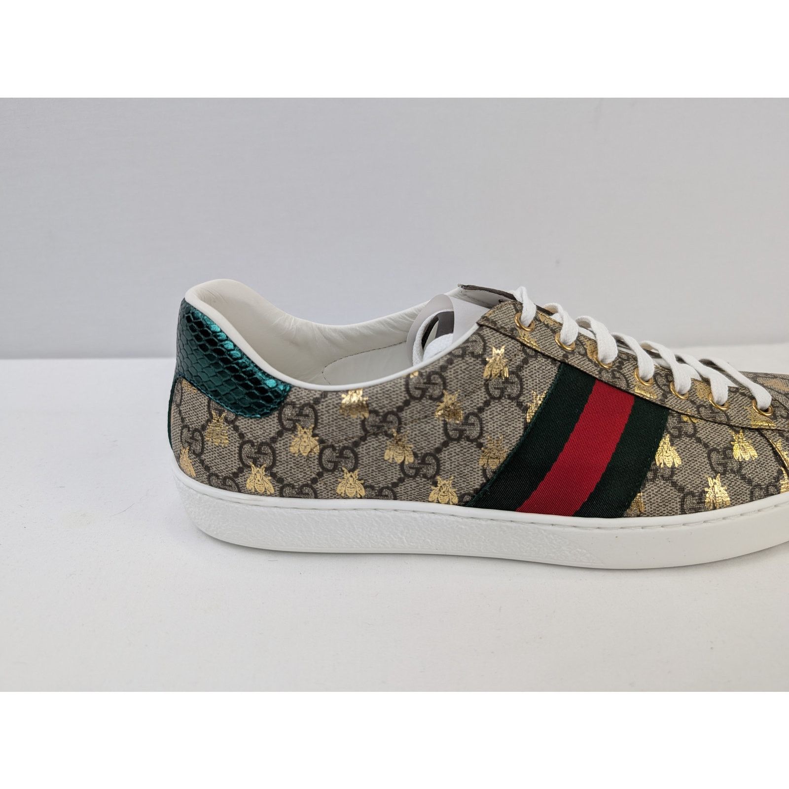 Gucci o1rshd1 Men's Ace GG Supreme sneaker with bees in Multicolor Size US 13 / EU 46 - 5 Thumbnail