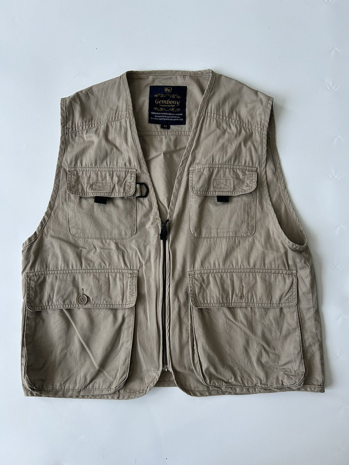 Japanese Brand GEMBONY VINTAGE OUTDOOR VEST Size US M / EU 48-50 / 2 - 1 Thumbnail
