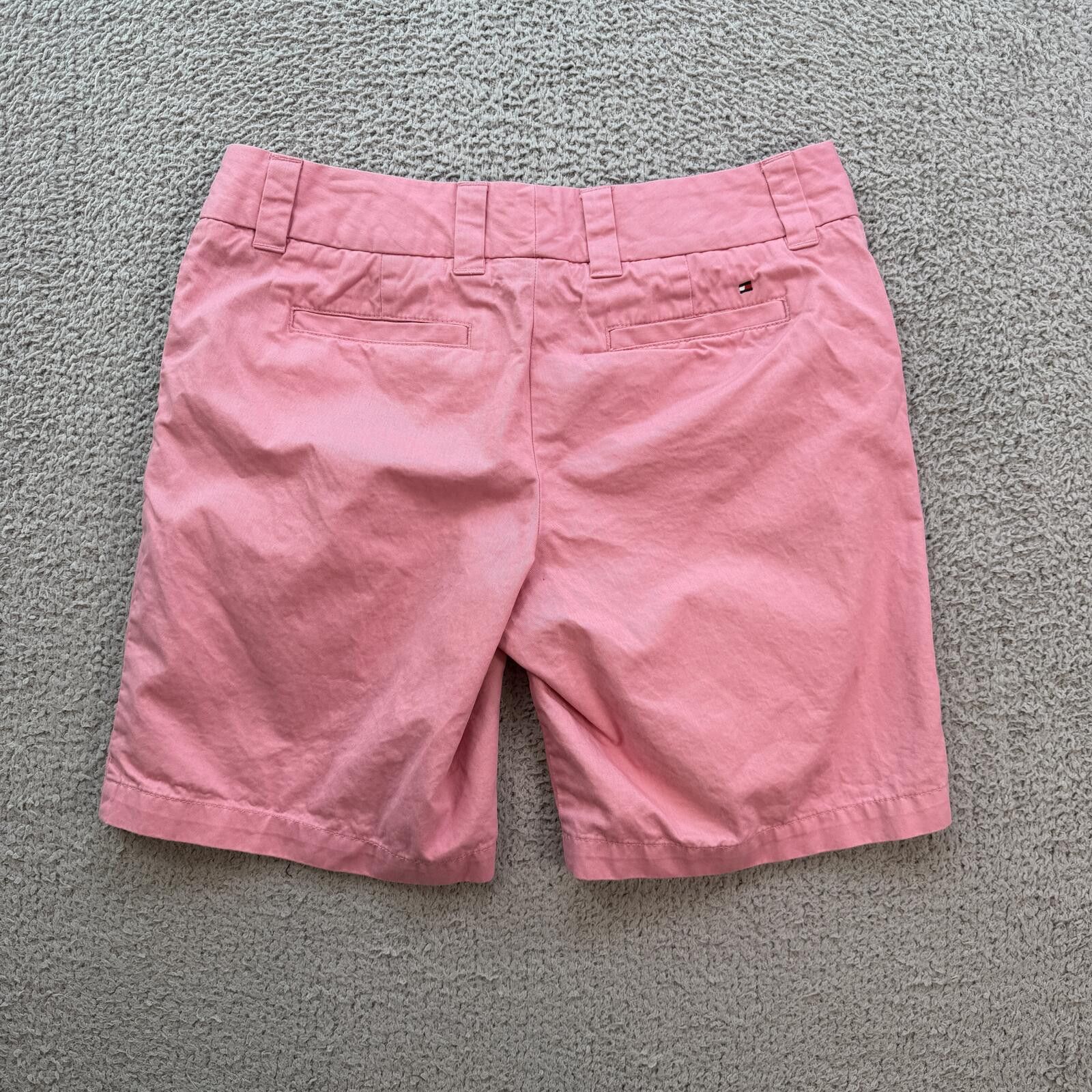 Tommy Hilfiger Womens Tommy Hilfiger Pink Chino Shorts Preppy Golf 8 Size 30" / US 8 / IT 44 - 2 Thumbnail