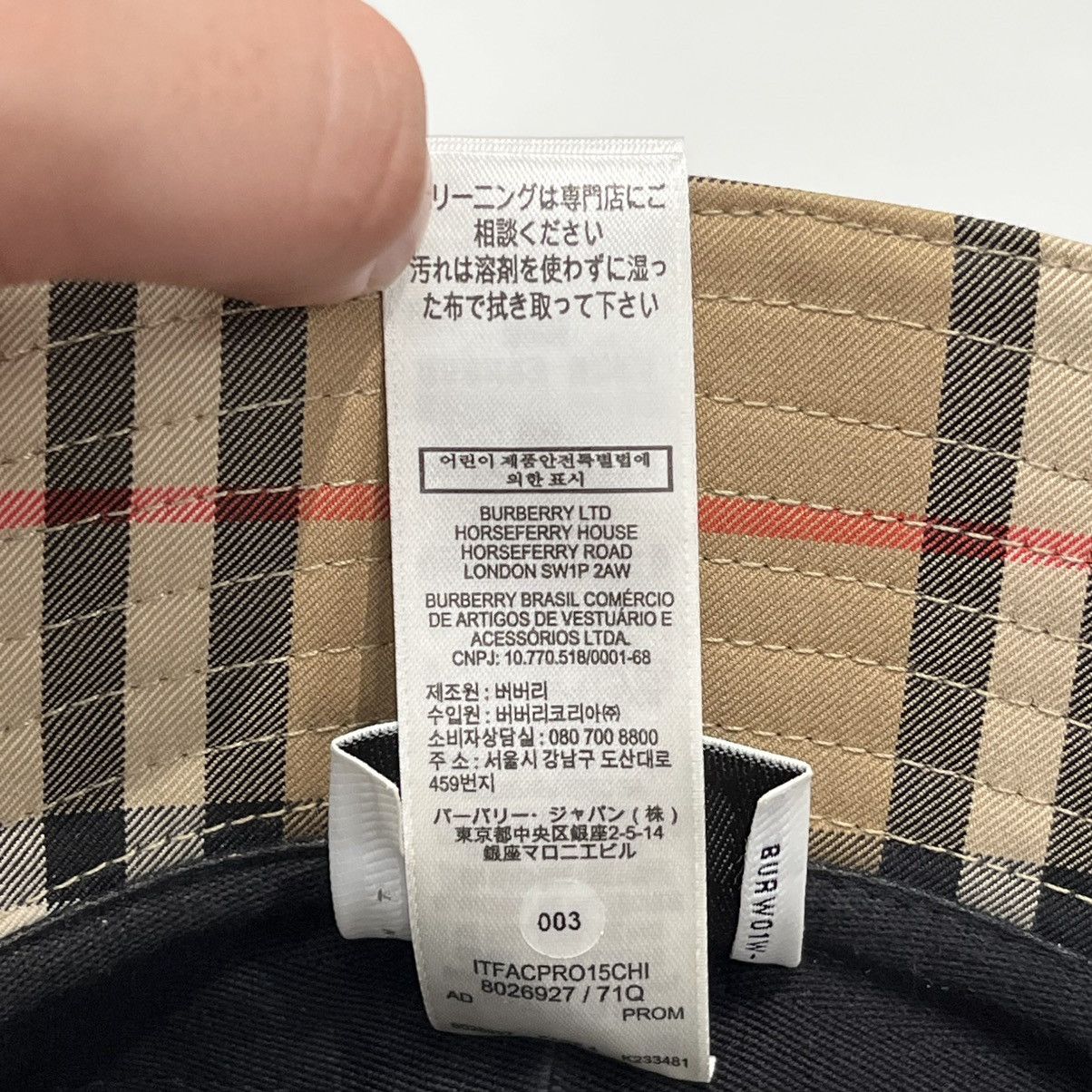 Burberry Burberry Bucket Hat Size ONE SIZE - 9 Thumbnail