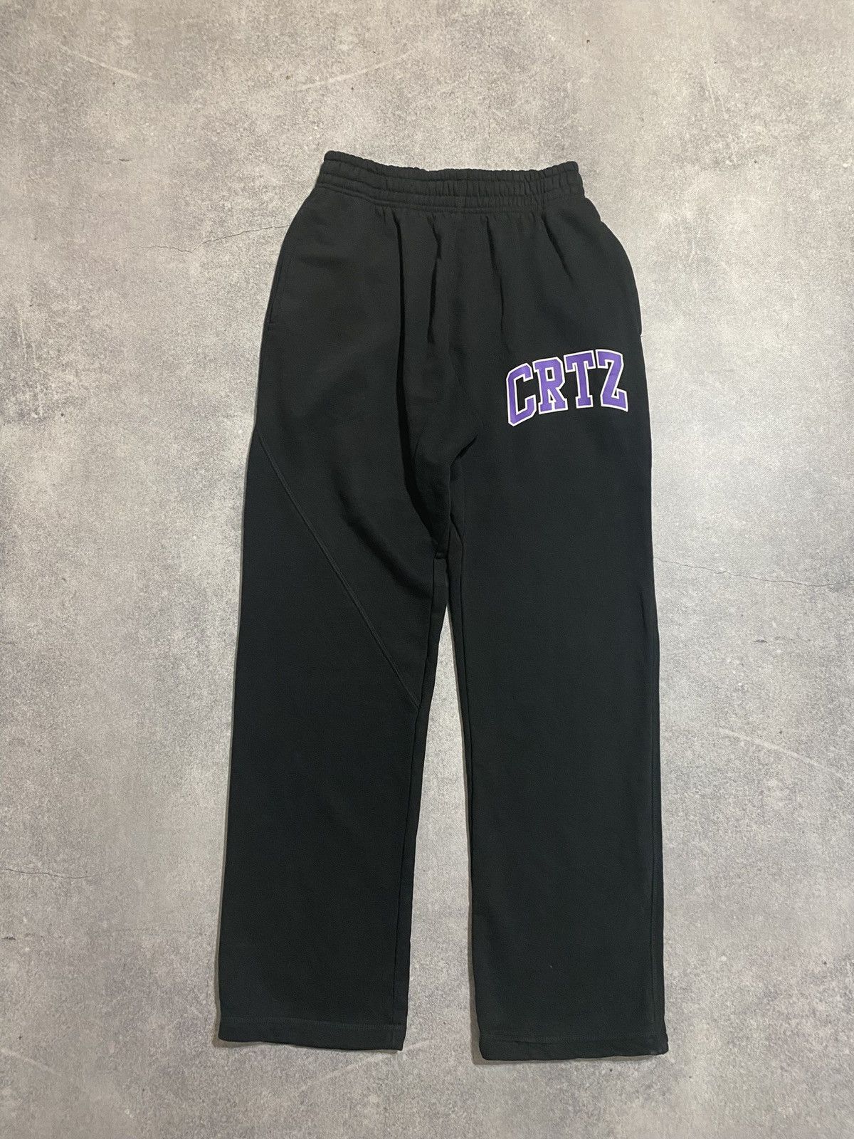 Corteiz Corteiz Black Joggers Straight Leg Drip Drill Size US 32 / EU 48 - 1 Thumbnail
