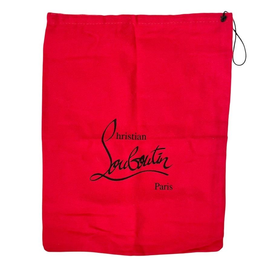 Christian Louboutin Christian Louboutin Red Drawstring Dust Bag 11.5" x 15" Size ONE SIZE - 1 Thumbnail