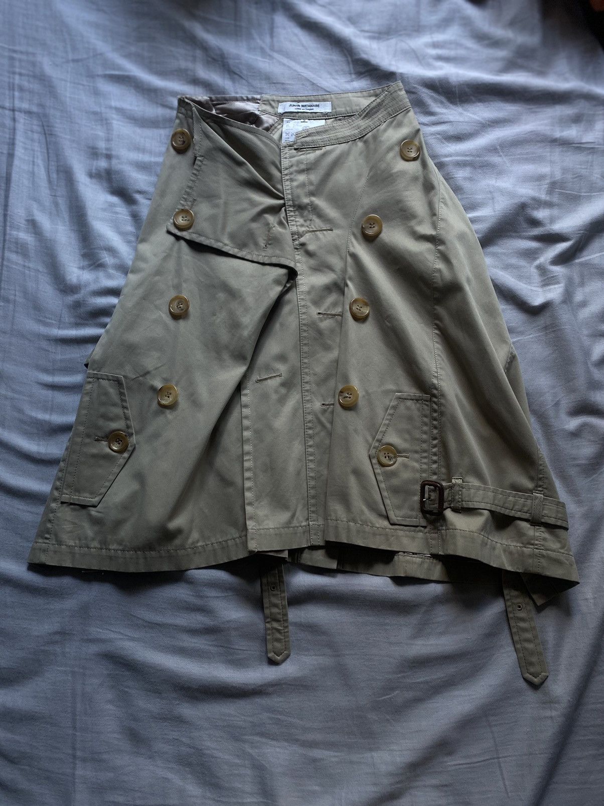 image of Comme Des Garcons x Junya Watanabe S/s06 Junya Watanabe Trench Skirt in Beige, Women's (Size 26)