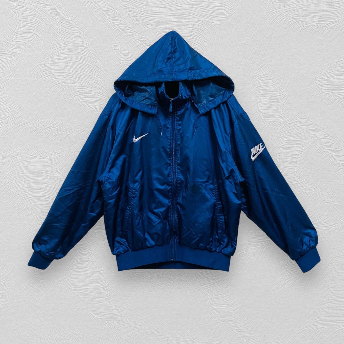 Nike Vintage nike hoodie jacket windbreaker Size US XL / EU 56 / 4 - 1 Thumbnail