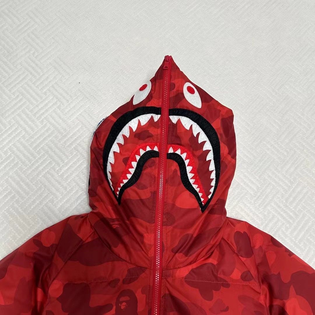 Bape COLOR CAMO SHARK DOWN JACKET Size US XL / EU 56 / 4 - 2 Thumbnail