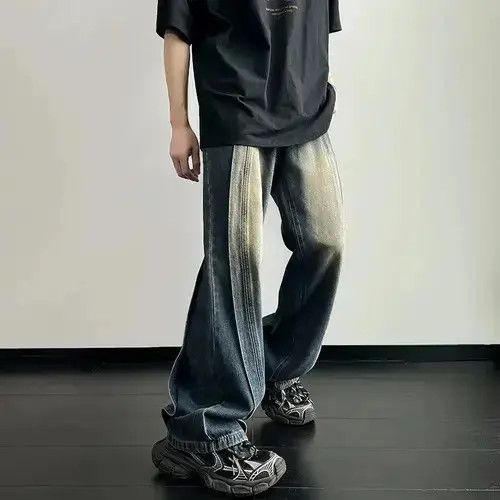 Japanese Brand × Jean Wide Leg Jeans Baggy Y2k Washed Size US 30 / EU 46 - 3 Thumbnail
