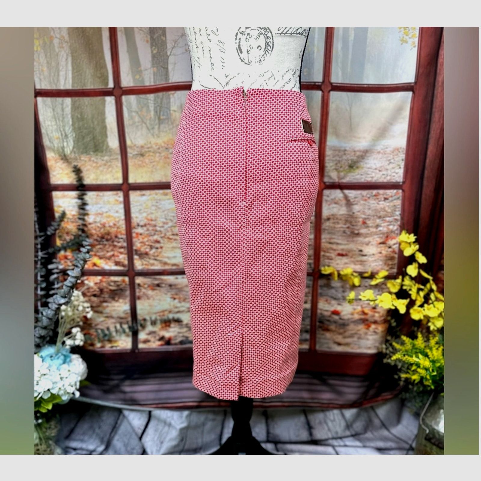 Other Socapri Tweed Mid Length Skirt - Made in Italy size 50 (14) Size 36" / US 14 / IT 50 - 10 Thumbnail