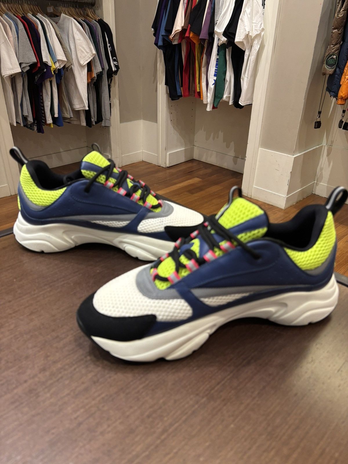 Dior Dior B22 Yellow Blue Size US 13 / EU 46 - 2 Thumbnail