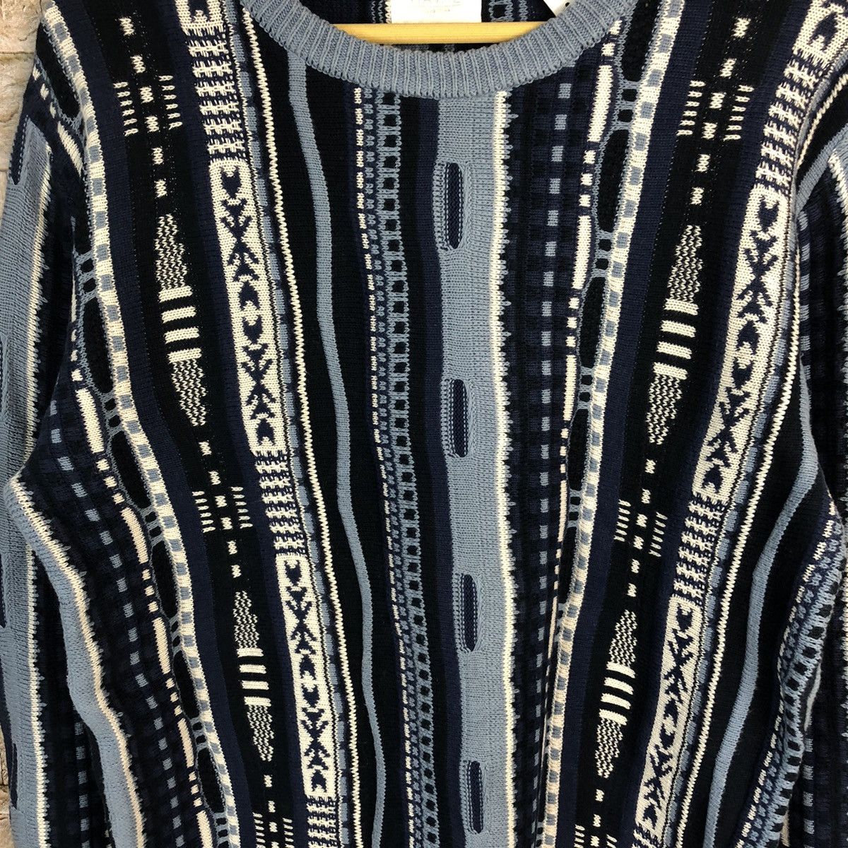 Vintage D Naval Tokyo japan Blue like coogi Knitwear #A375 Size US M / EU 48-50 / 2 - 9 Thumbnail