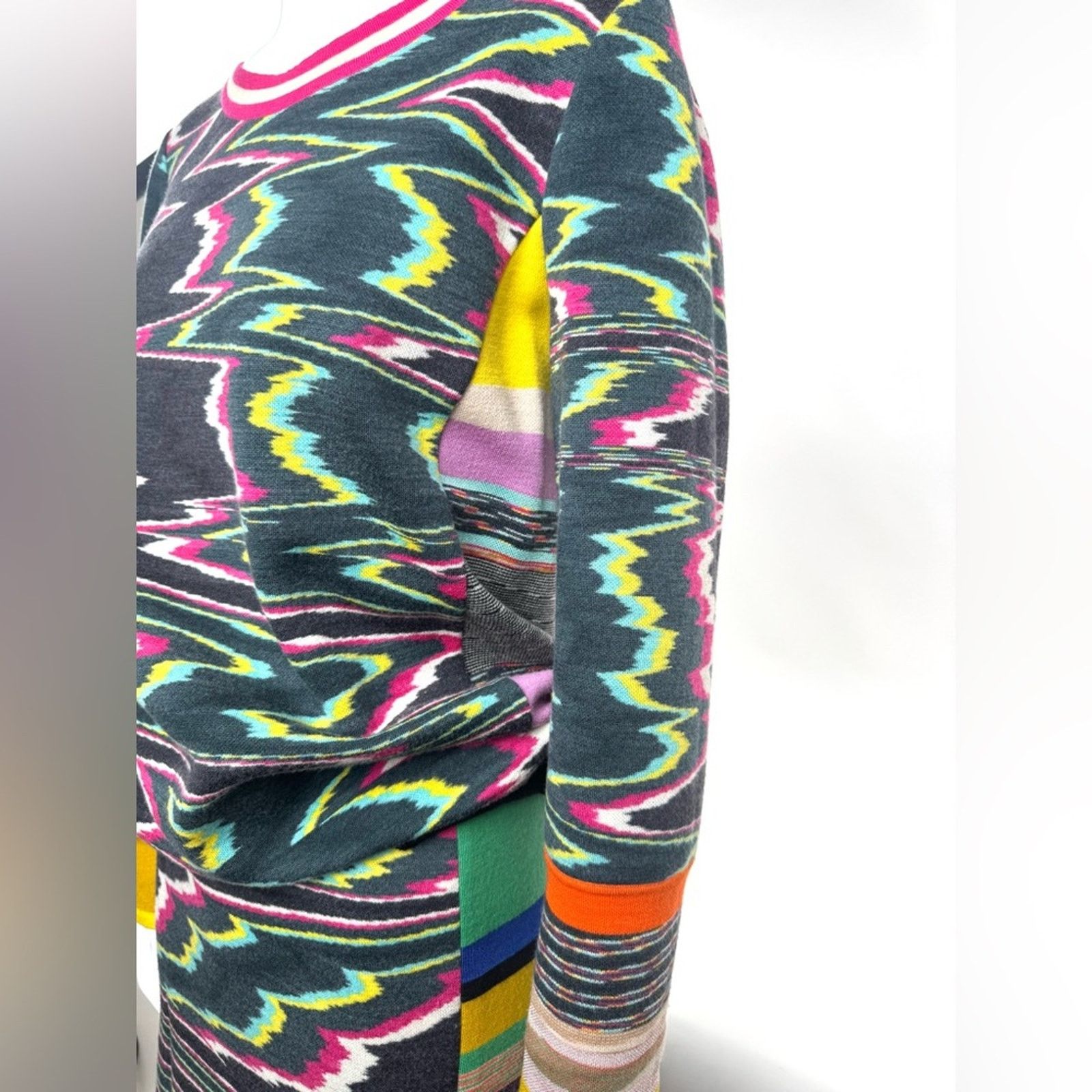 Missoni Missoni flame stitch set cotton top Size 10 Skirt Size 8 Size 30" / US 8 / IT 44 - 3 Thumbnail
