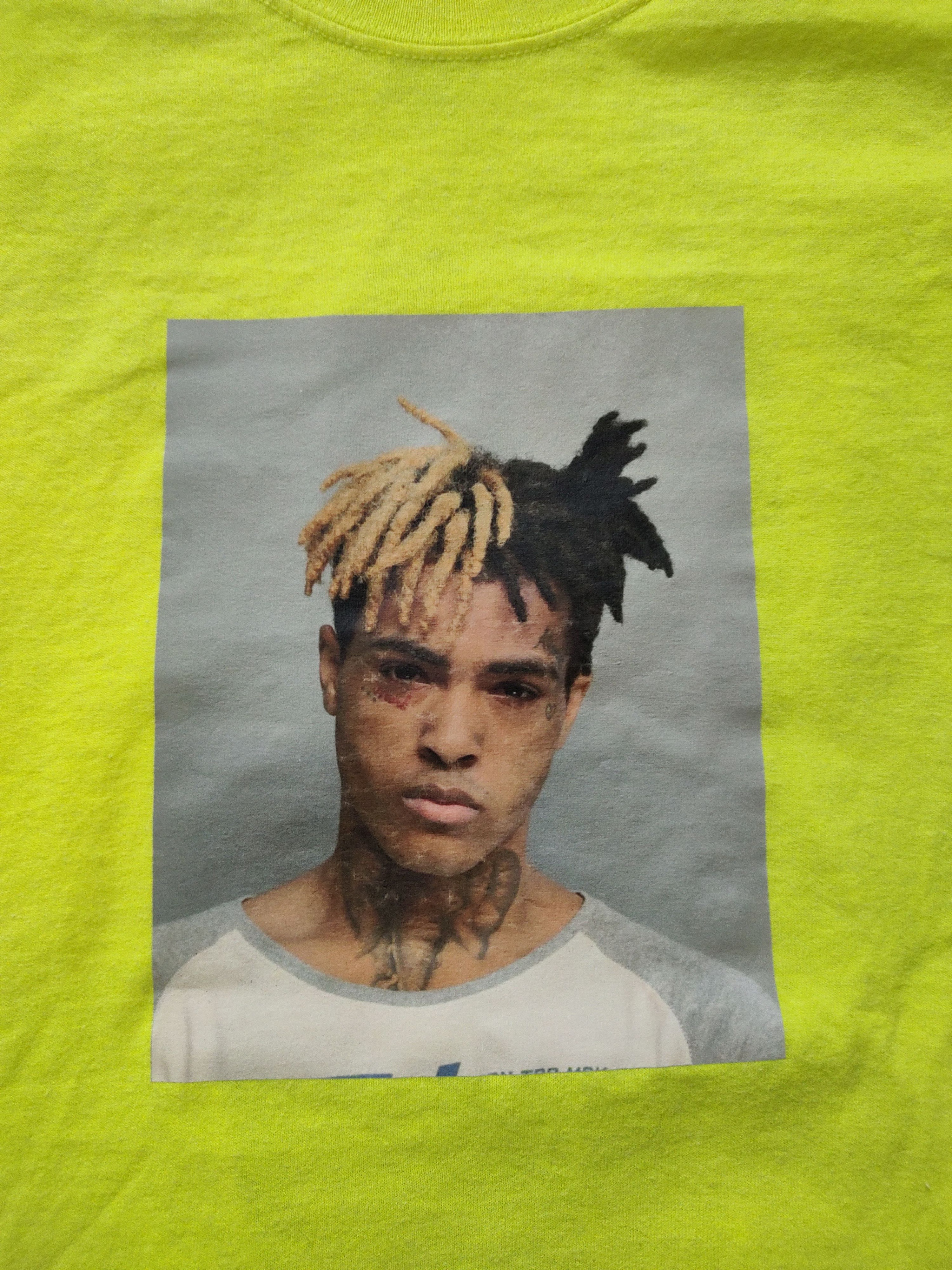 Revenge Revenge 2017 OG XXXTentacion mugshot kill neon tee size L Size US L / EU 52-54 / 3 - 2 Thumbnail