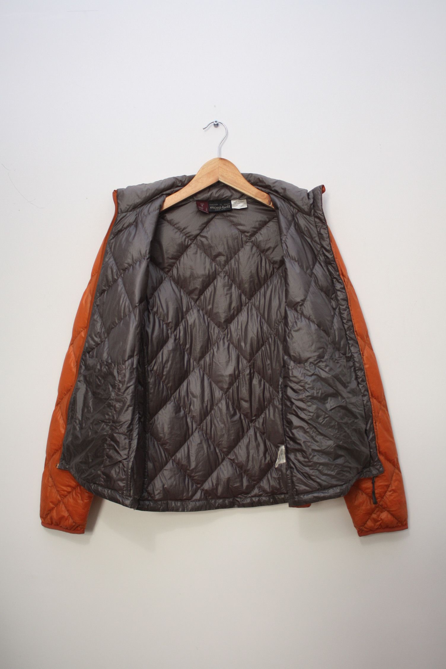 Montbell Montbell Orange Lightweight Micro Down Jacket Small Size S / US 4 / IT 40 - 4 Thumbnail