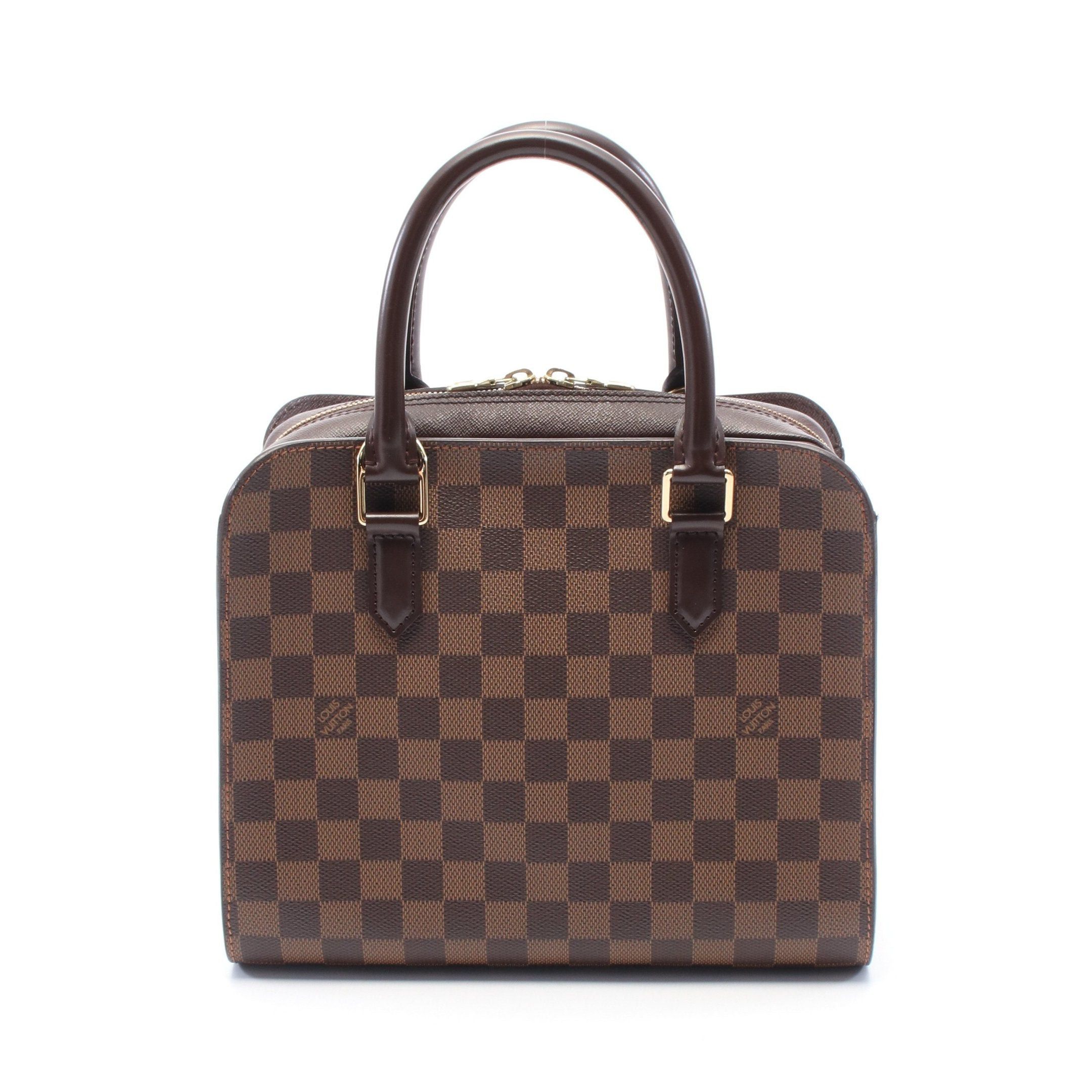 Louis Vuitton Louis Vuitton Triana Damier Ebene Handbag Leather Brown Size ONE SIZE - 1 Thumbnail