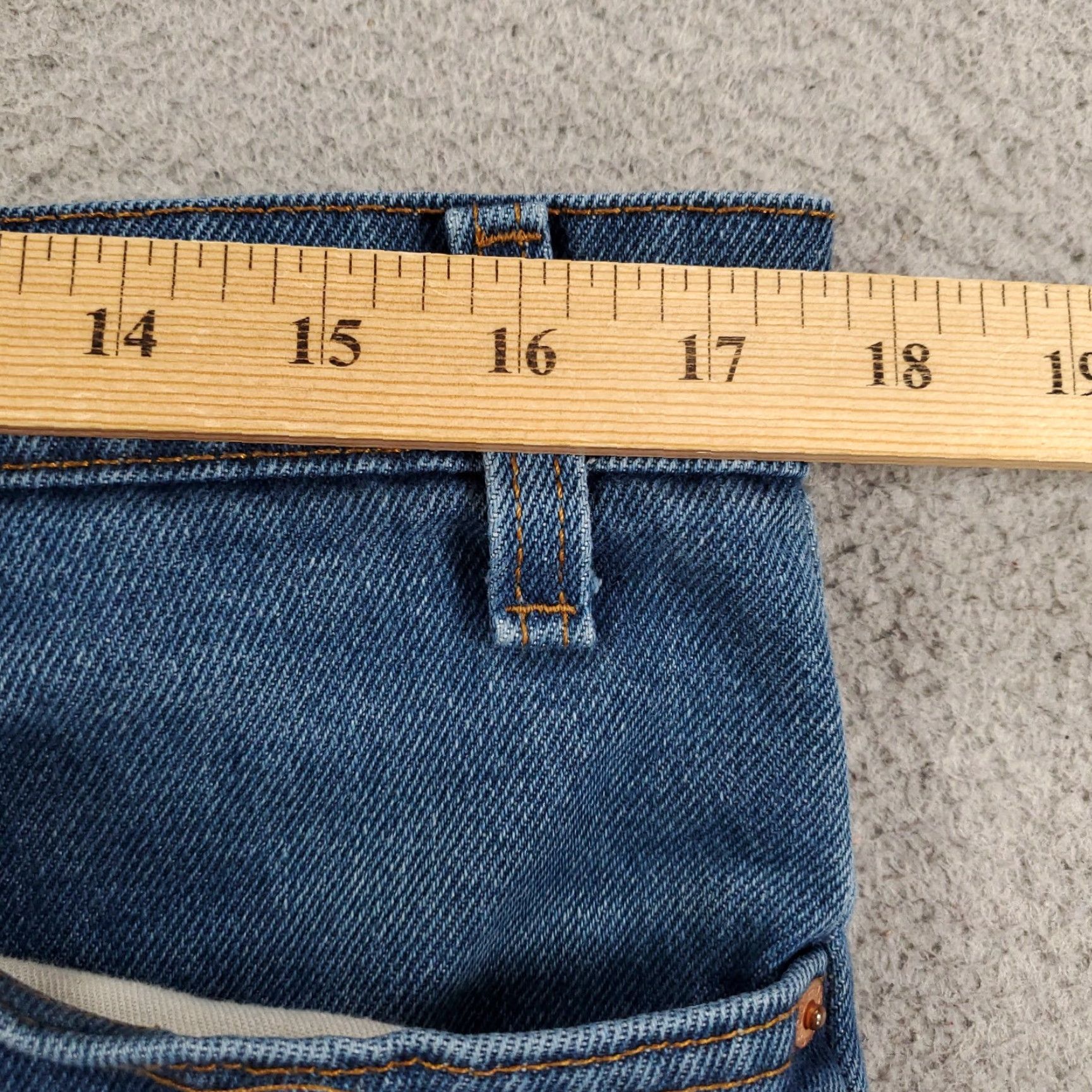 Levi's VINTAGE Levi's Jeans Mens 36x30 Orange Tab Cut Off 80s 90s Fringe Raw Hem Distressed 5-Pocket Denim Blue Size US 36 / EU 52 - 3 Thumbnail