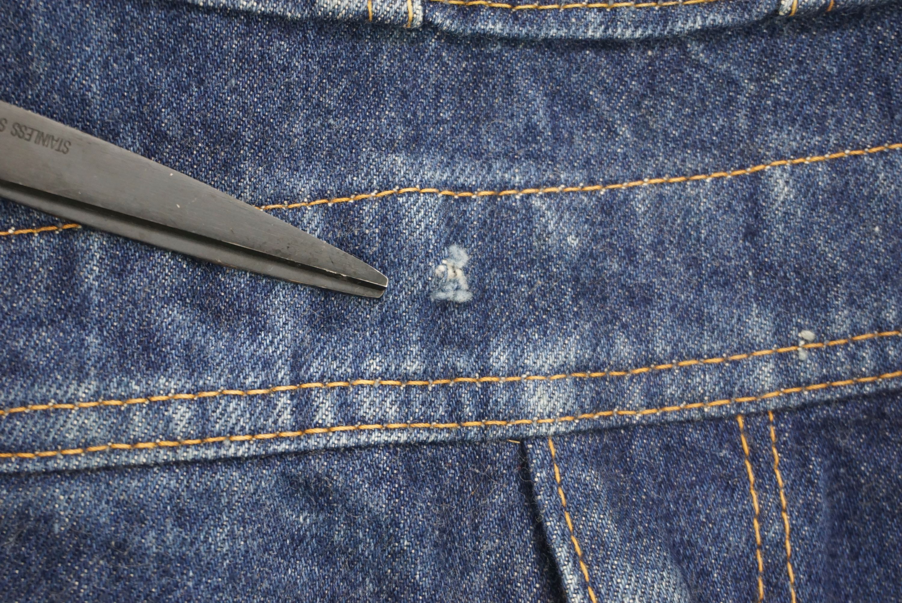 Japanese Brand John Bull Denim Overalls fit W29xL33 Carpenter Jeans Size 26" / US 2 / IT 38 - 7 Thumbnail
